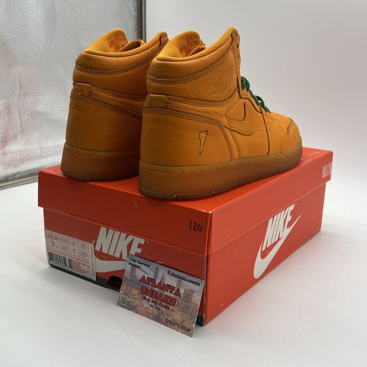Nike Air Jordan 1 high orange peel Size US 7 / EU 40 - 5 Thumbnail