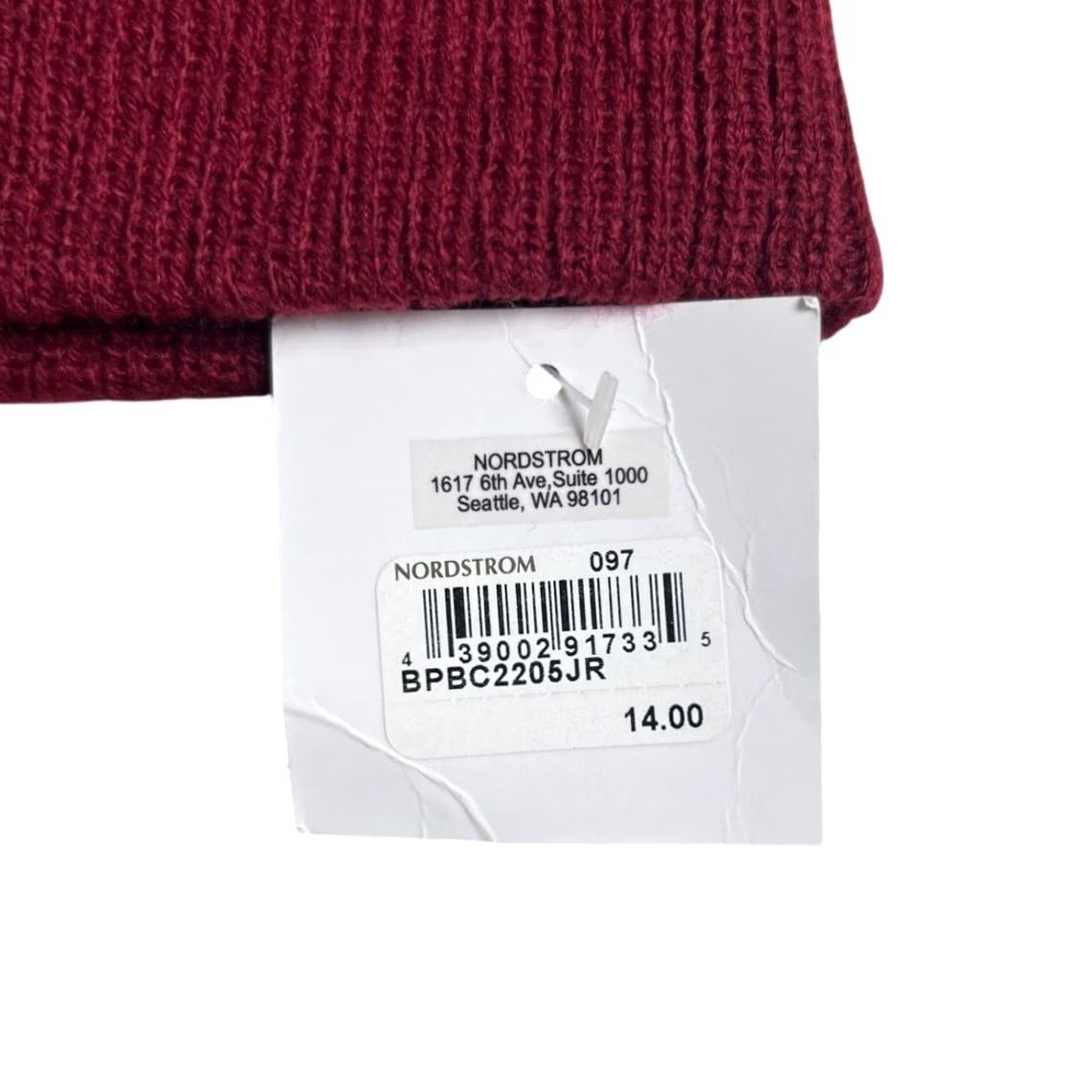 Nordstrom NWT BP. Nordstrom Maroon Beanie Hat Womens One Size Red Size ONE SIZE - 3 Thumbnail