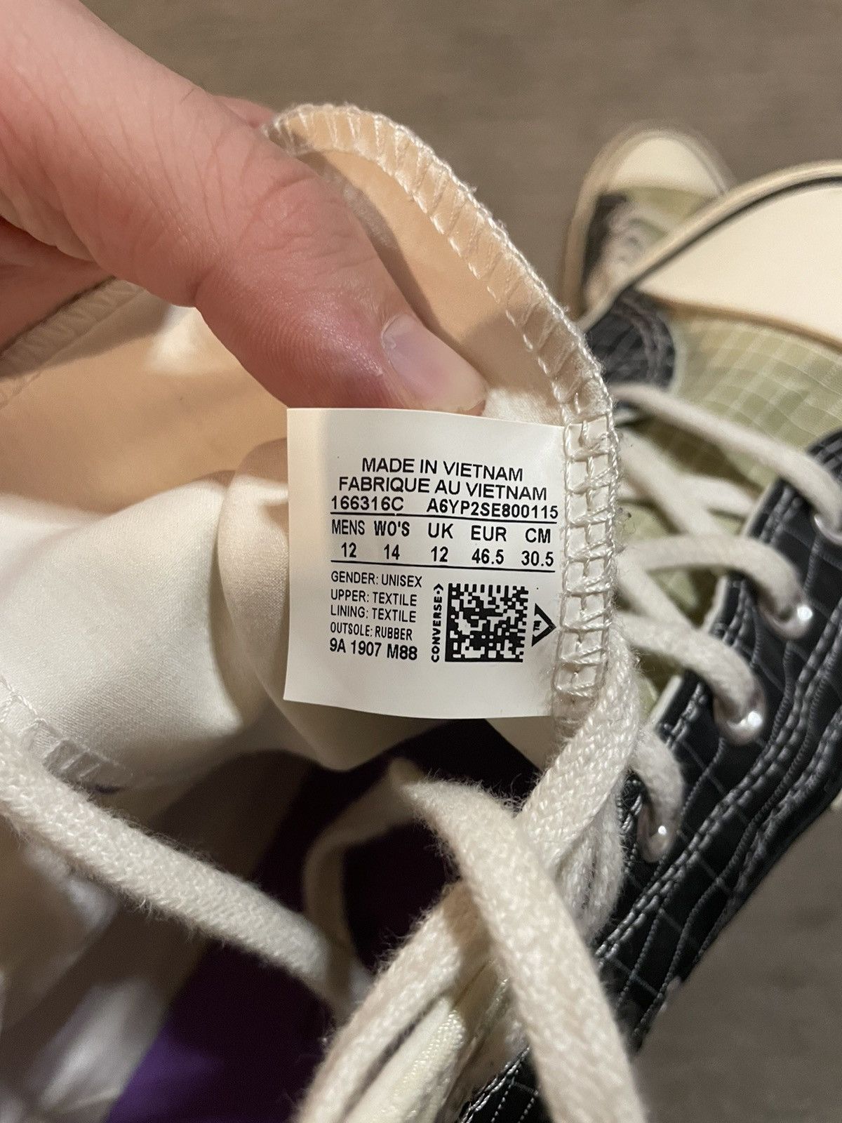 Converse Ripstop Converse High Tops Size US 12 / EU 45 - 5 Thumbnail