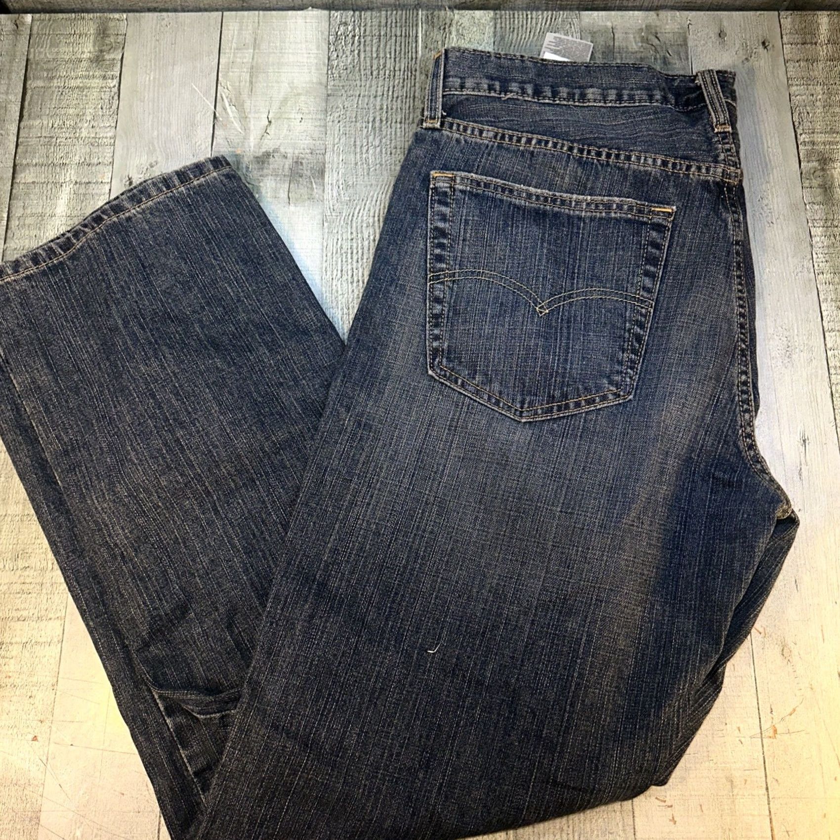 Levi's VINTAGE? No. Men’s Levi’s 559 Jeans 36x32 Blue Straight 32 Inseam Mens Size US 36 / EU 52 - 5 Thumbnail