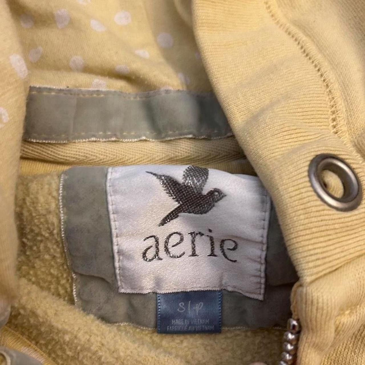 Other Aerie Light Yellow Pastel Zip Up Hoodie Size S / US 4 / IT 40 - 4 Thumbnail
