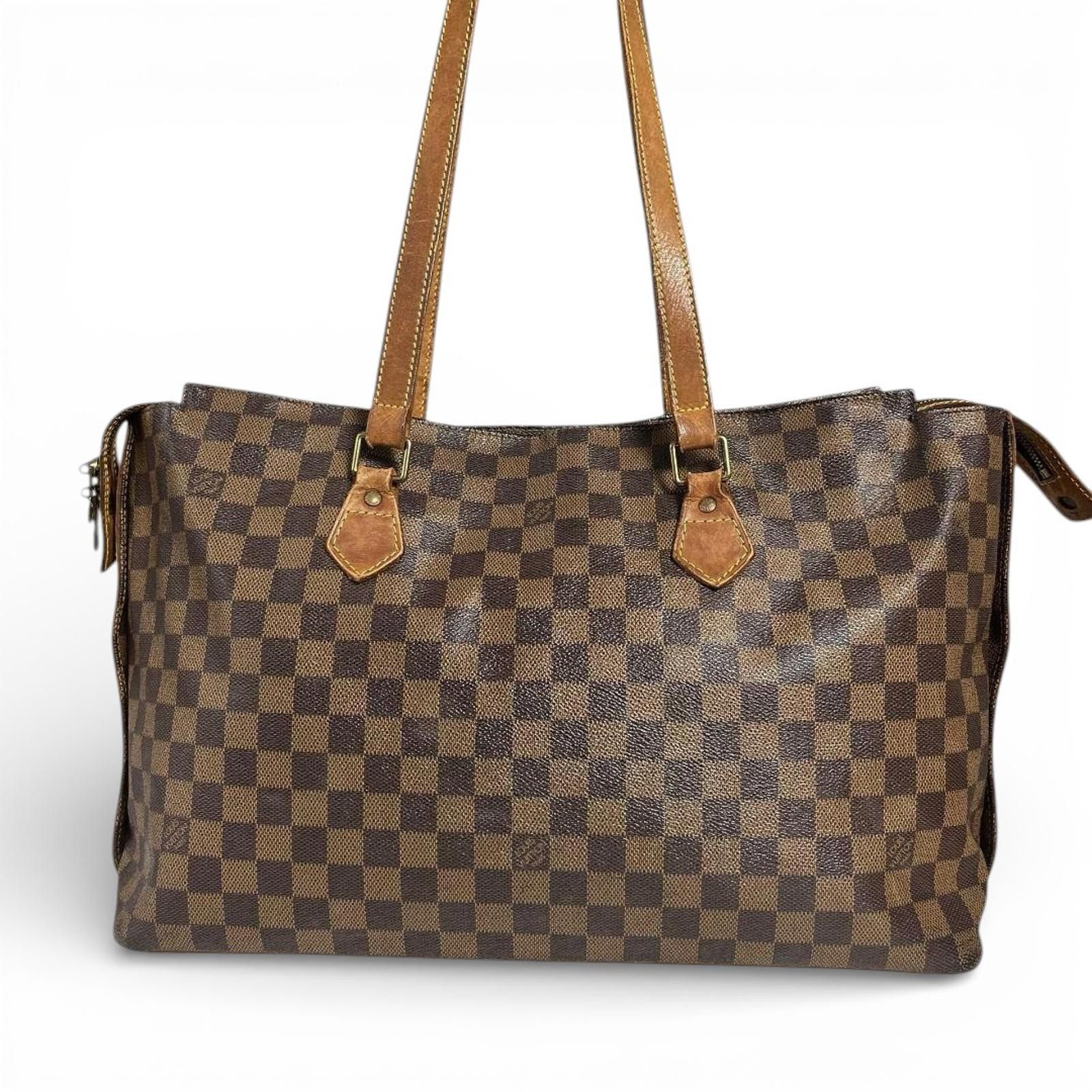 Louis Vuitton Louis Vuitton - Damier Ebene Canvas Tote Bag Size ONE SIZE - 2 Thumbnail