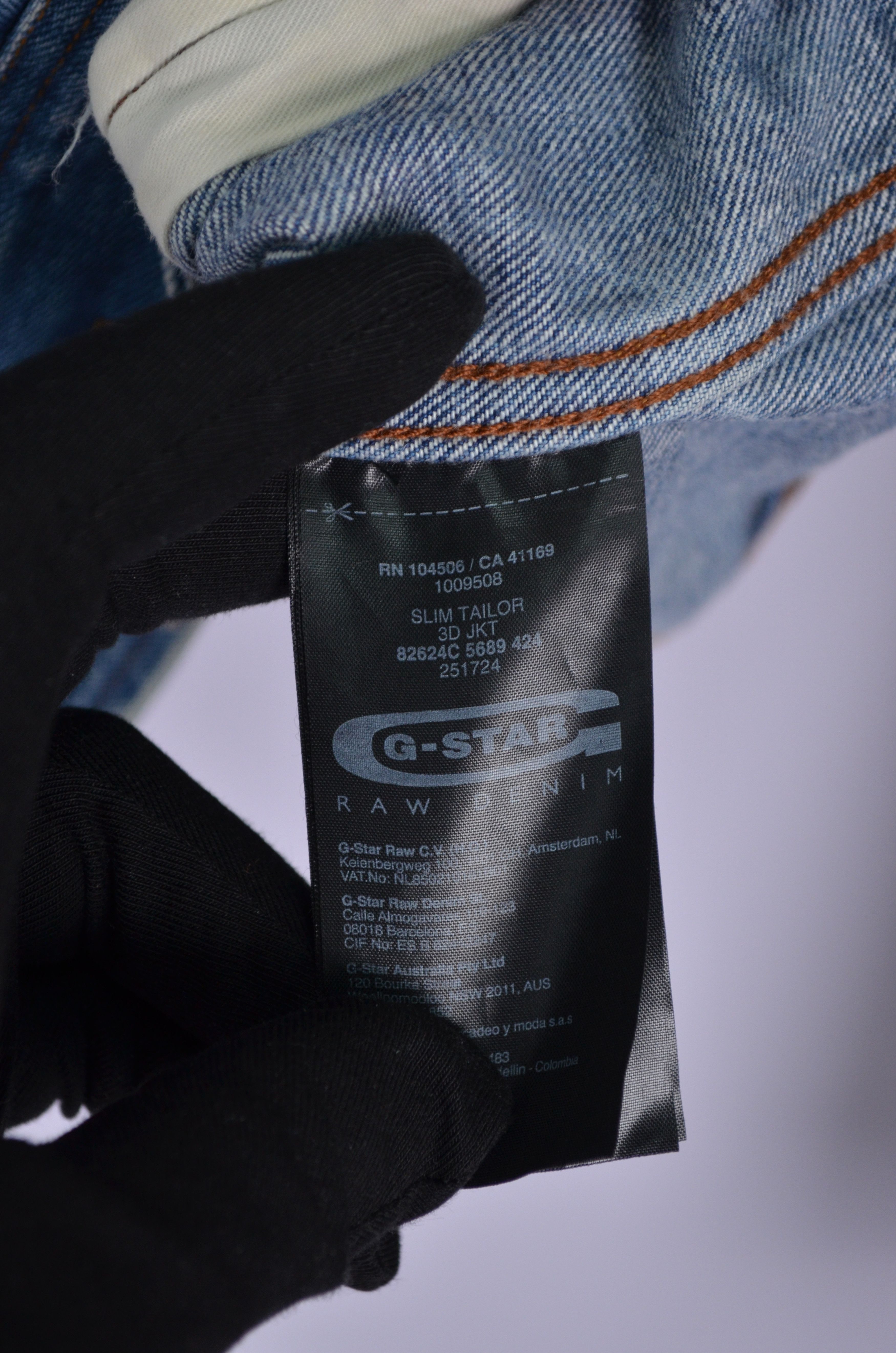 Designer × G-Star G-STAR Slim Tailor 3D JKT Jacket Denim Trucker Faded M Size US M / EU 48-50 / 2 - 9 Thumbnail