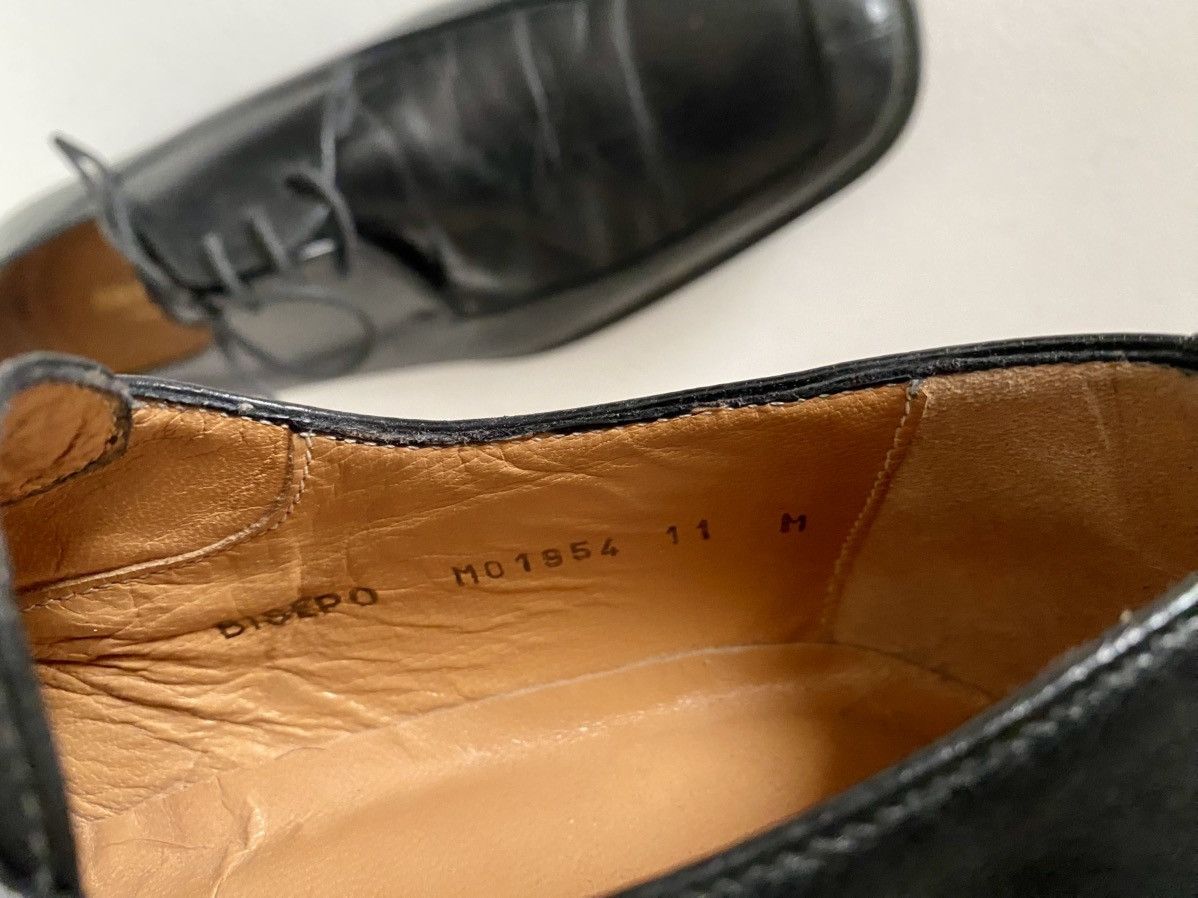Bruno Magli Bruno Magli Made in Italy Black Leather Split Toe Derby 11 M Size US 11 / EU 44 - 4 Thumbnail