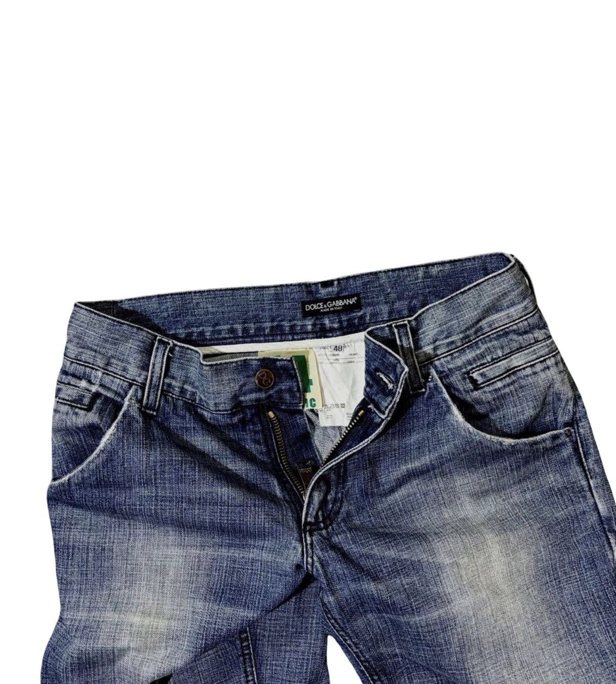 Dolce & Gabbana Dolce & Gabbana "14 Classic" Distressed Metal Logo Denim Size US 32 / EU 48 - 6 Thumbnail