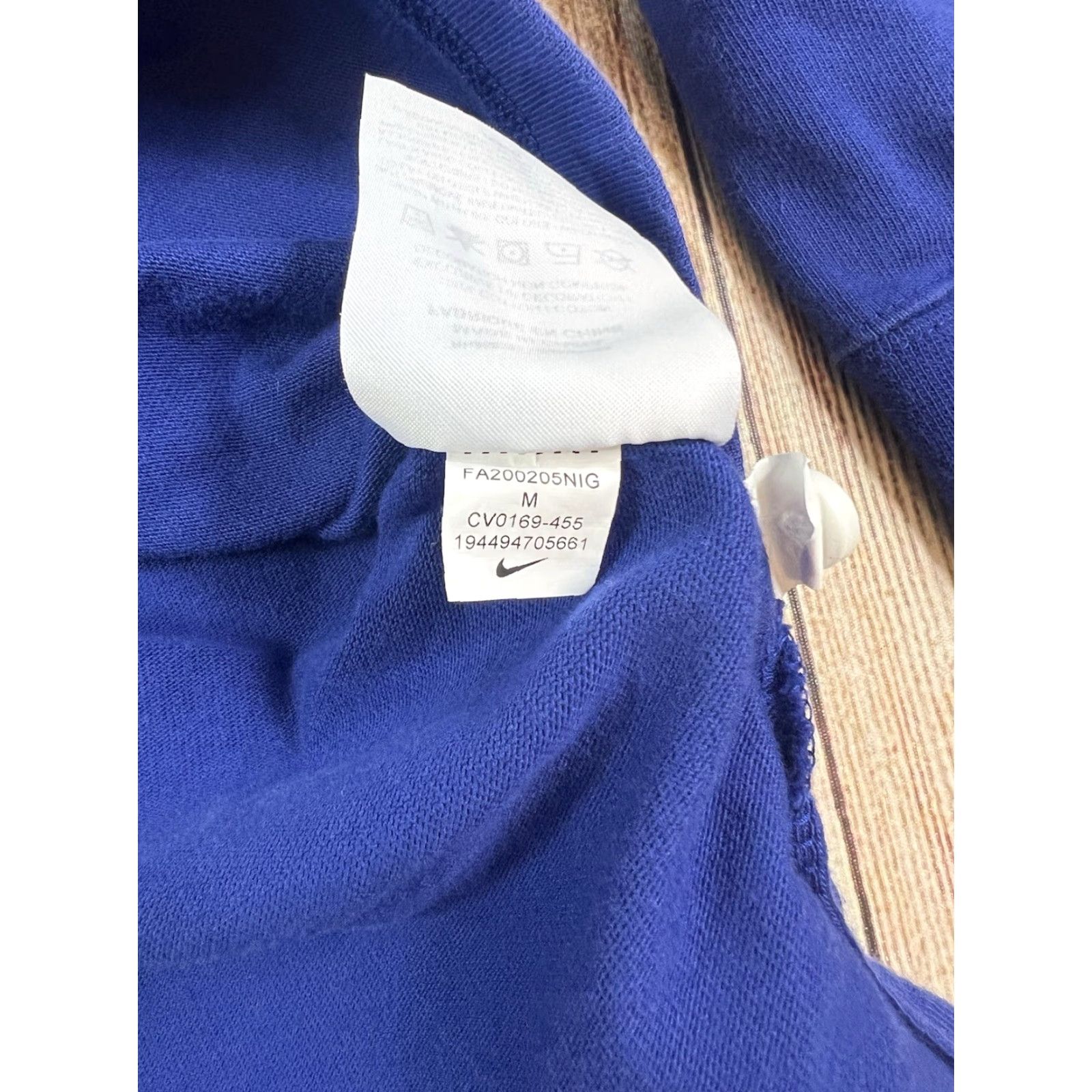 Nike Nike Polo Mens Long Sleeve Collared Rugby Shirt Swoosh CV0169-455 Blue Medium Size US M / EU 48-50 / 2 - 6 Thumbnail