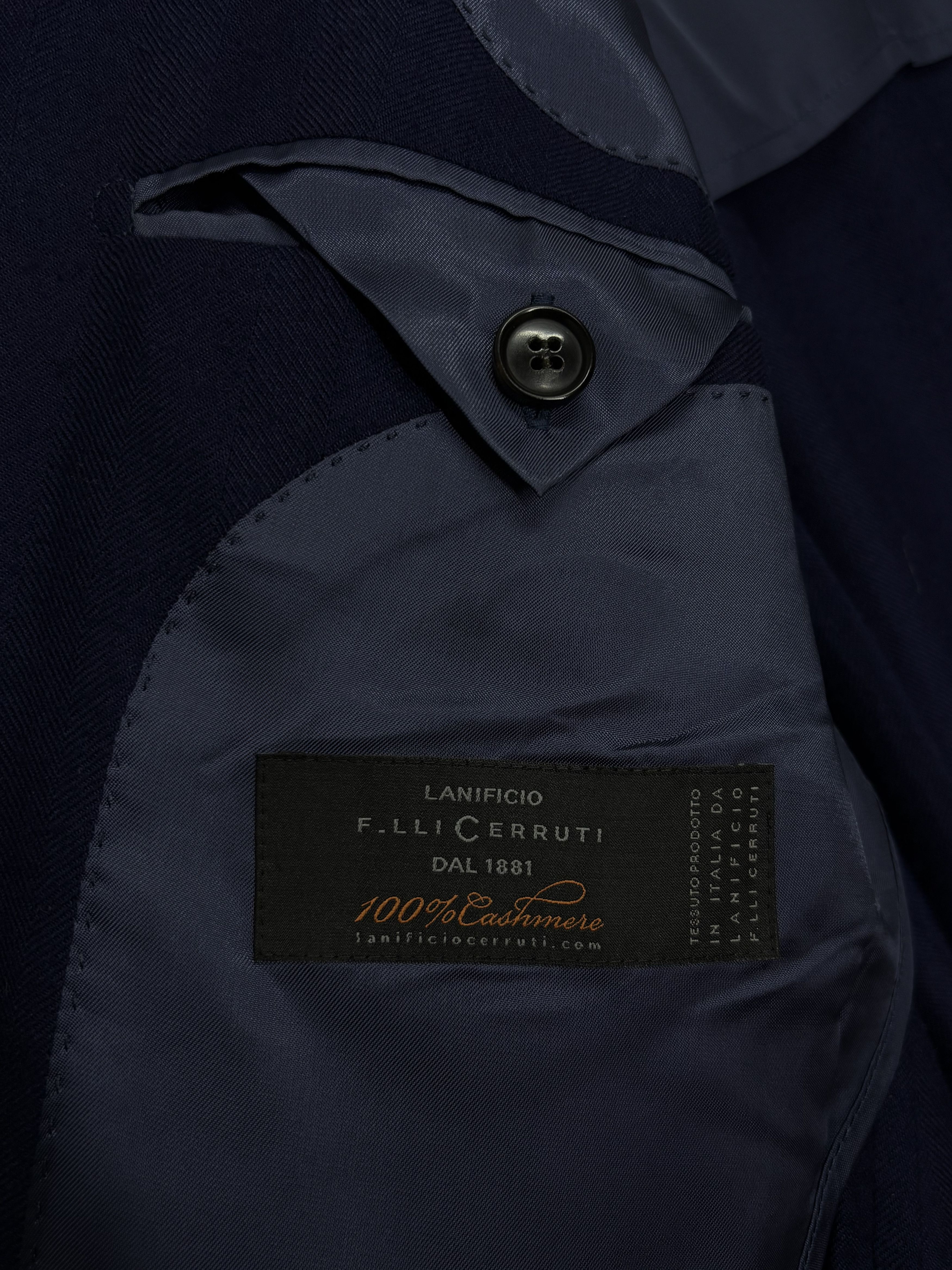 Suitsupply Suitsupply Havana HL 100% Pure Cashmere Navy Blazer Jacket Size 48R - 12 Thumbnail