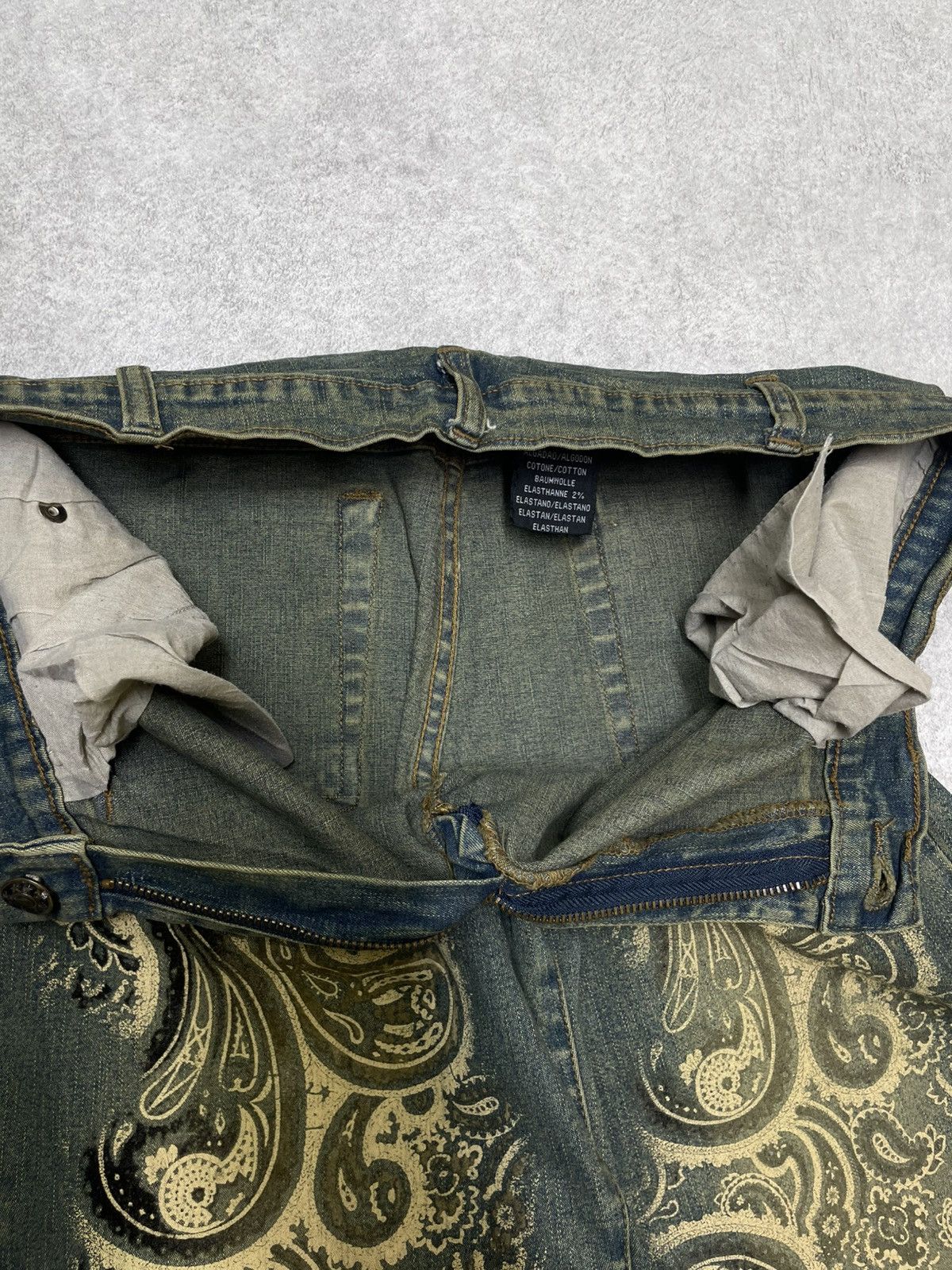 Affliction × If Six Was Nine × Le Grande Bleu (L.G.B.) Flare Ifsixwasnine Vibe Jeans LGB Cut Washed Rockstar Size US 31 - 15 Thumbnail