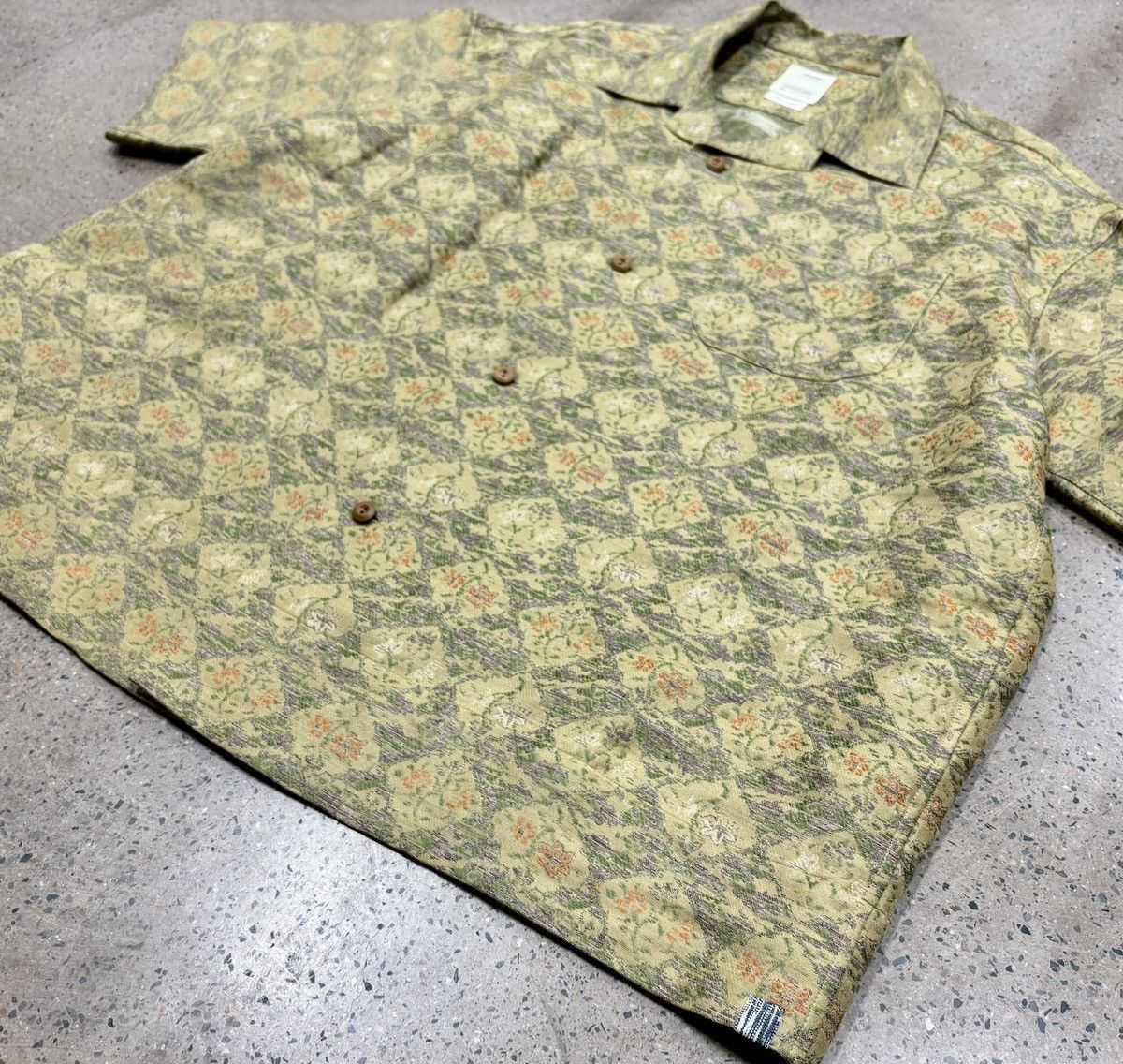 Visvim Visvim 23aw Copa Shirt S/S Jacquard (Silk) ，size 4 Size US XL / EU 56 / 4 - 2 Thumbnail