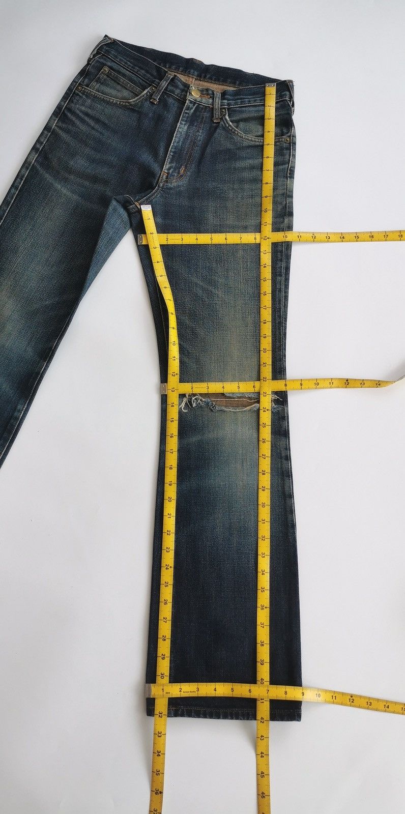 Wrangler Bootcut Vintage Wrangler Distressed Denim Jeans Size US 28 / EU 44 - 10 Thumbnail