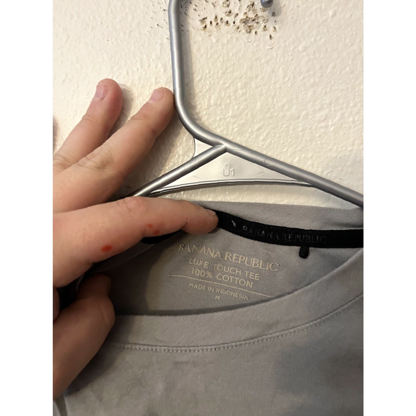 Banana Republic Banana Republic Men’s Tee Luxe Touch Performance Gray M Shirt Mens Size US M / EU 48-50 / 2 - 4 Thumbnail