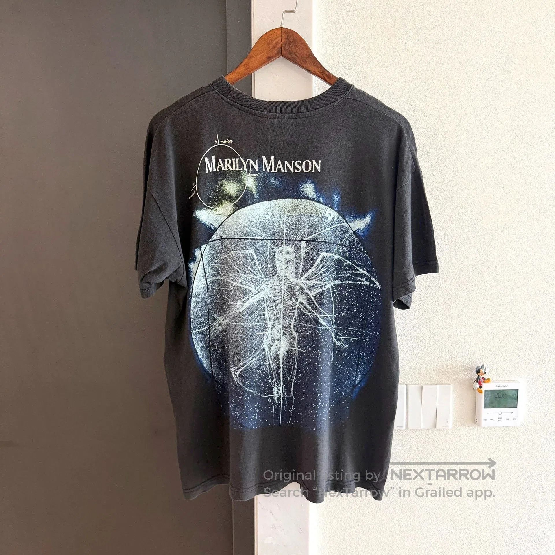 Vintage Vintage 90s Marilyn Manson Bootleg Tee. Size US M / EU 48-50 / 2 - 2 Thumbnail