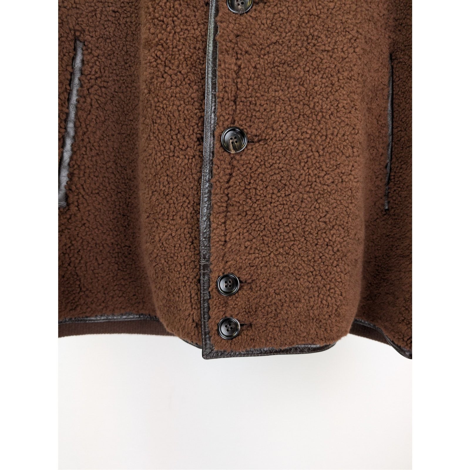 Gucci o1rshd1 Reversible Soft Calf Jacket in Dark Brown/Mix Size US L / EU 52-54 / 3 - 8 Thumbnail