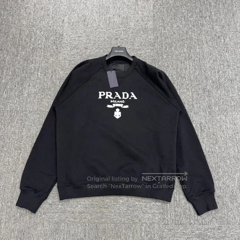 Prada Prada Letter Print Sweatshirt. Size US M / EU 48-50 / 2 - 1 Thumbnail