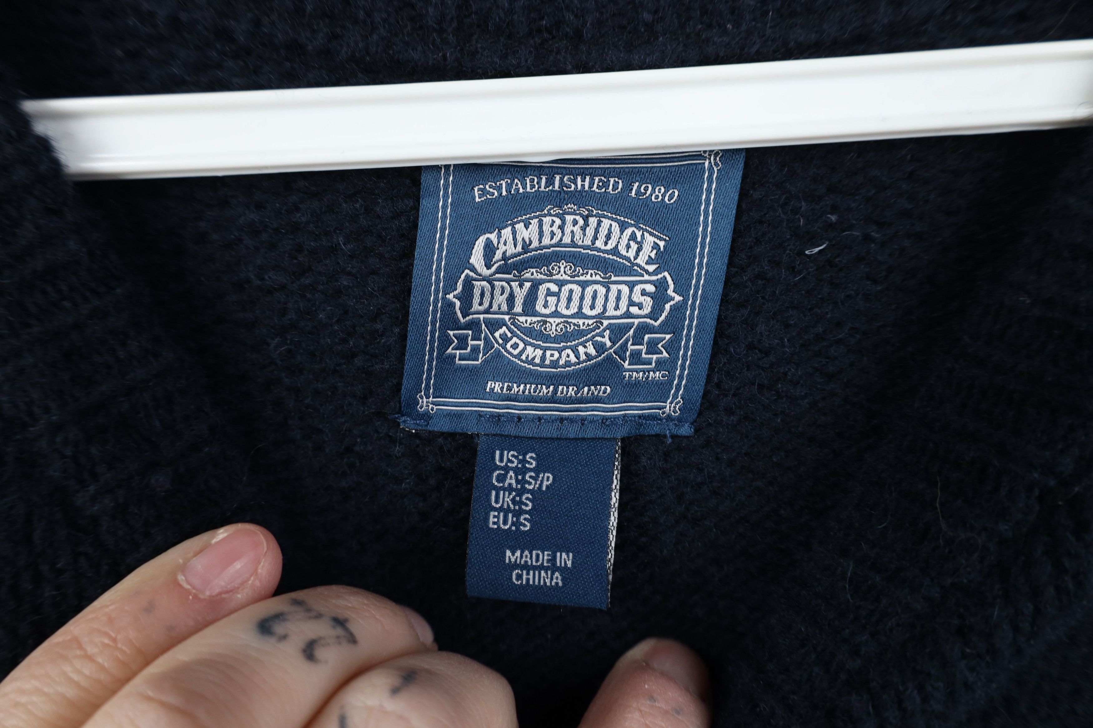 Vintage Deadstock Vintage Y2K Streetwear Lambswool Knit Sweater Blue Size US S / EU 44-46 / 1 - 6 Thumbnail