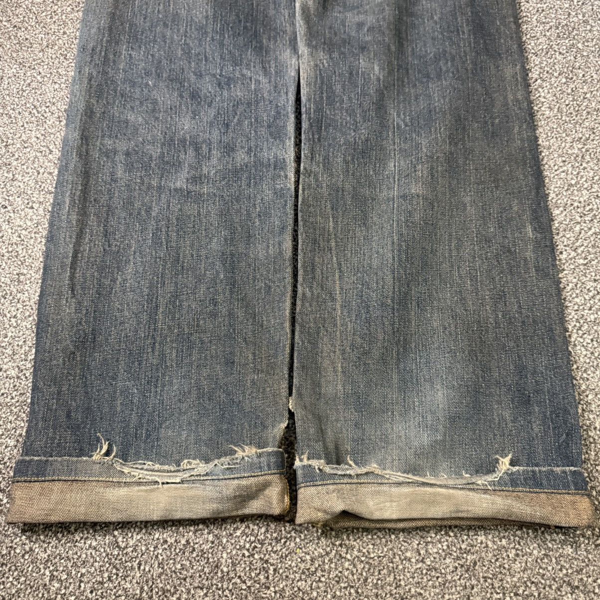 If Six Was Nine Vintage Selvedge Distressed Rusty Edwin 505x Denim W31 Size US 31 - 11 Thumbnail