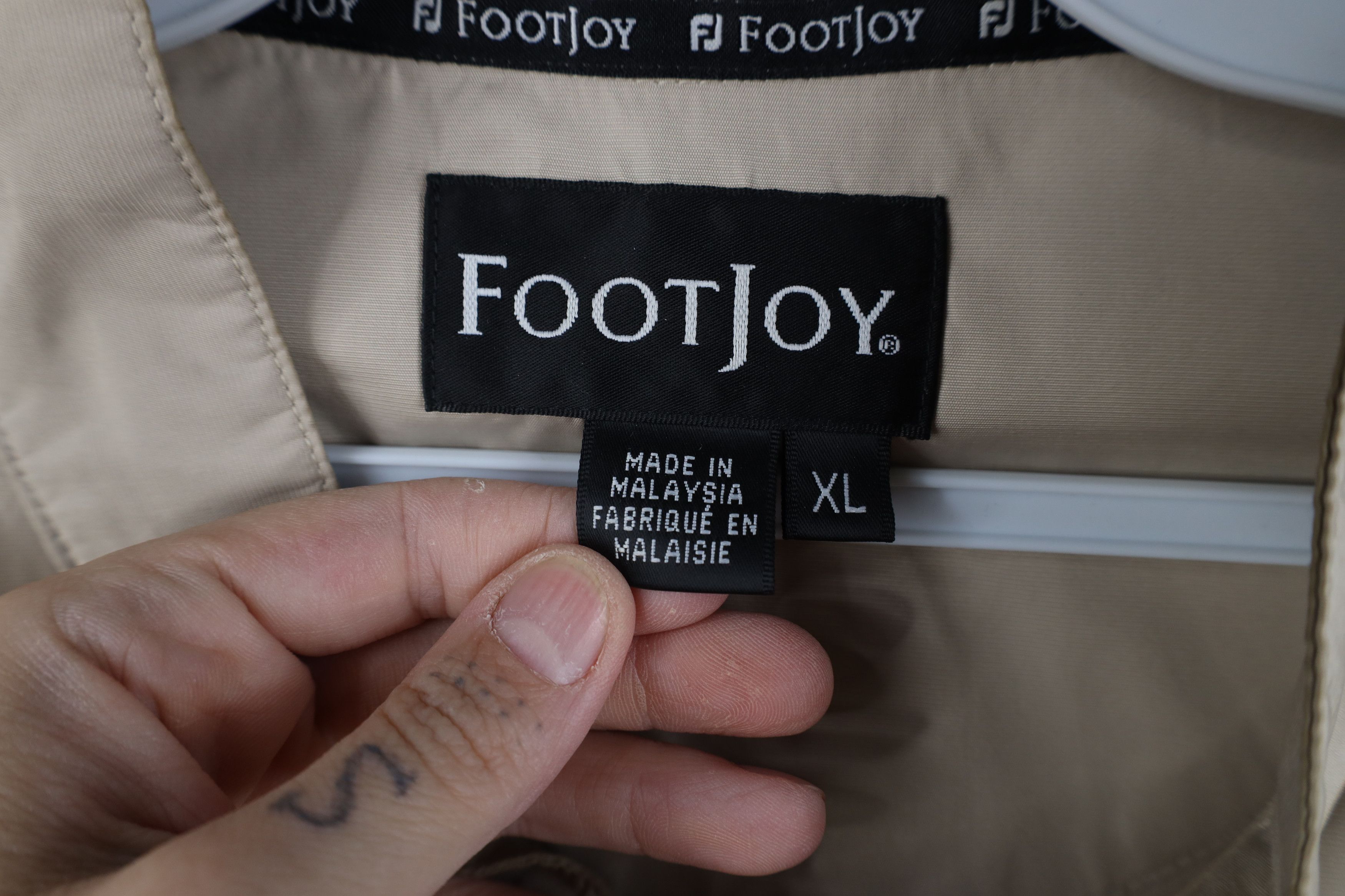 Footjoy Vintage FootJoy Pullover Golf Rain Windbreaker Jacket Vest Size US XL / EU 56 / 4 - 9 Thumbnail