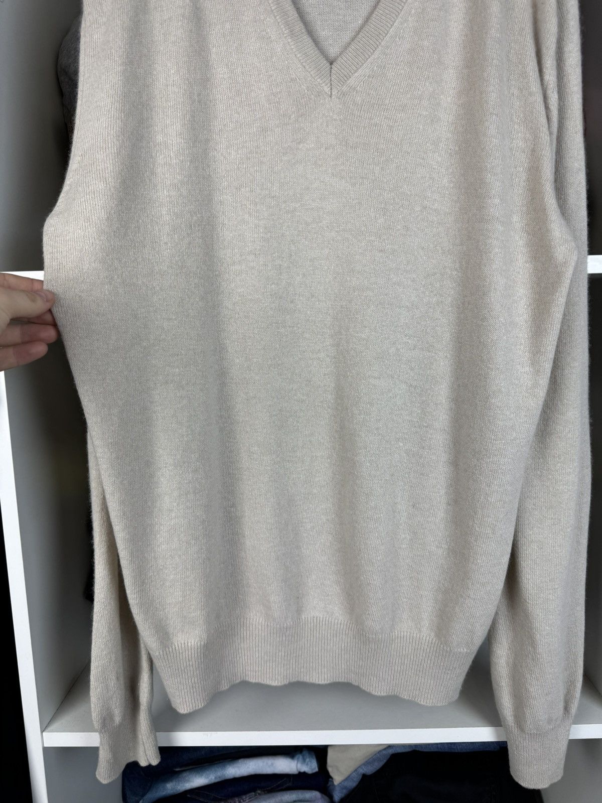 Hackett Hackett London Men’s V-Neck Jumper Merino Wool Blend Size US L / EU 52-54 / 3 - 8 Thumbnail