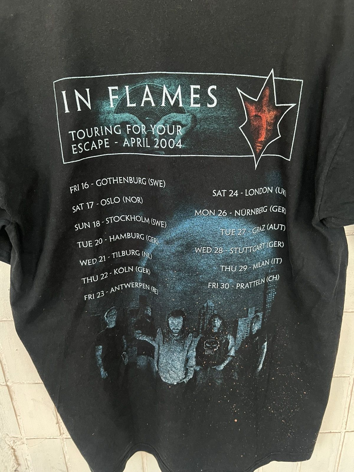 Vintage Vintage 2004 In Flames tour shirt Soundtrack to Your Escape Size US L / EU 52-54 / 3 - 17 Thumbnail