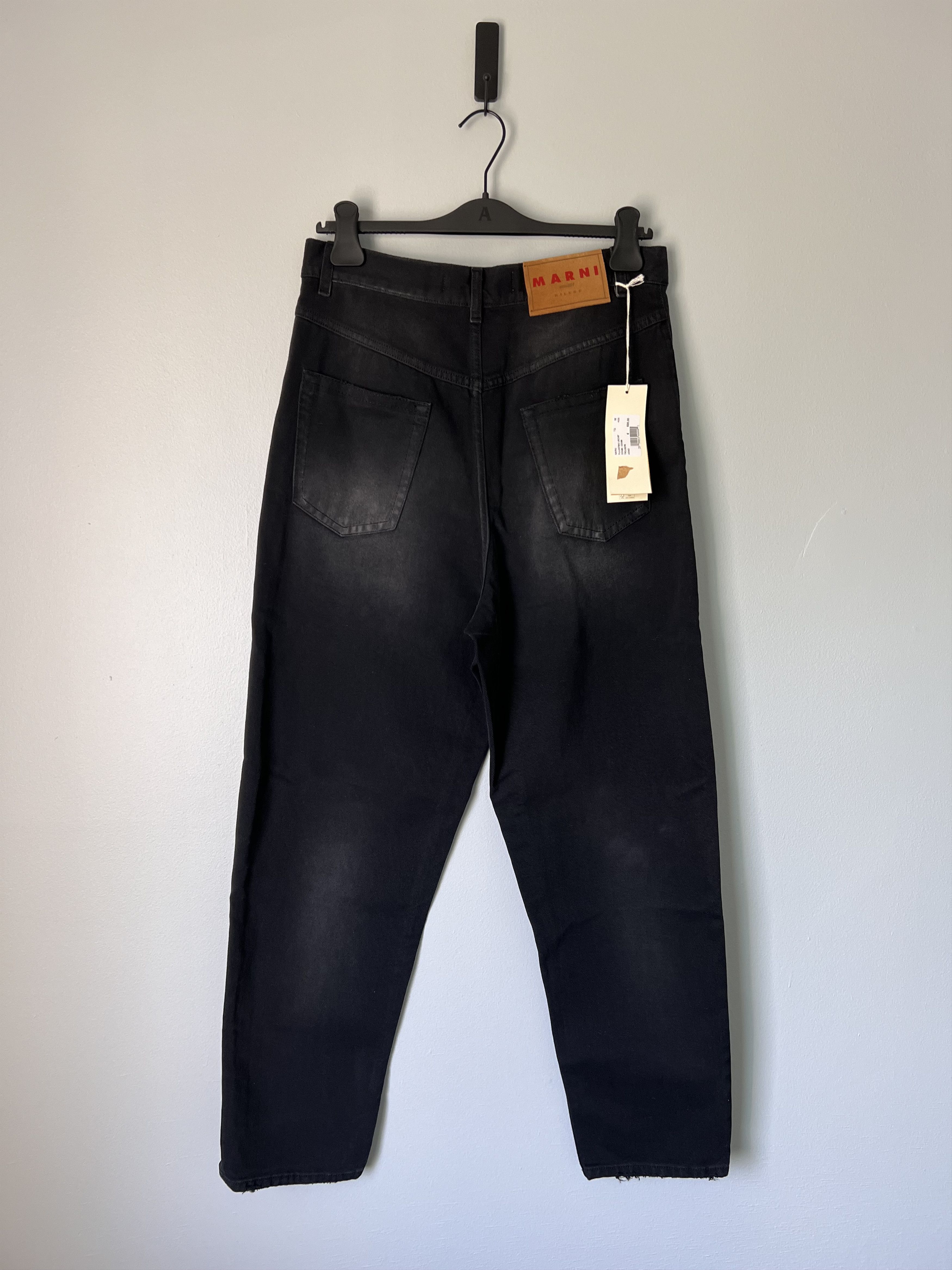 Marni Marni Bleached Cotton Bull Denim Jeans in Black Size US 32 / EU 48 - 4 Thumbnail