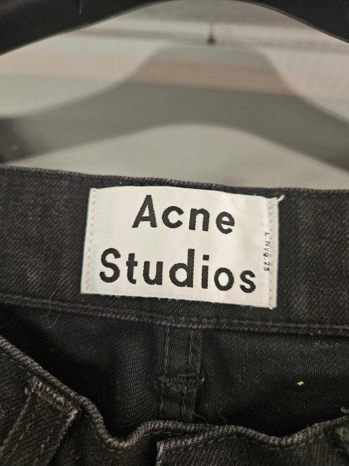 Acne Studios Ace Cash Black Denim Jeans Size US 28 / EU 44 - 6 Thumbnail