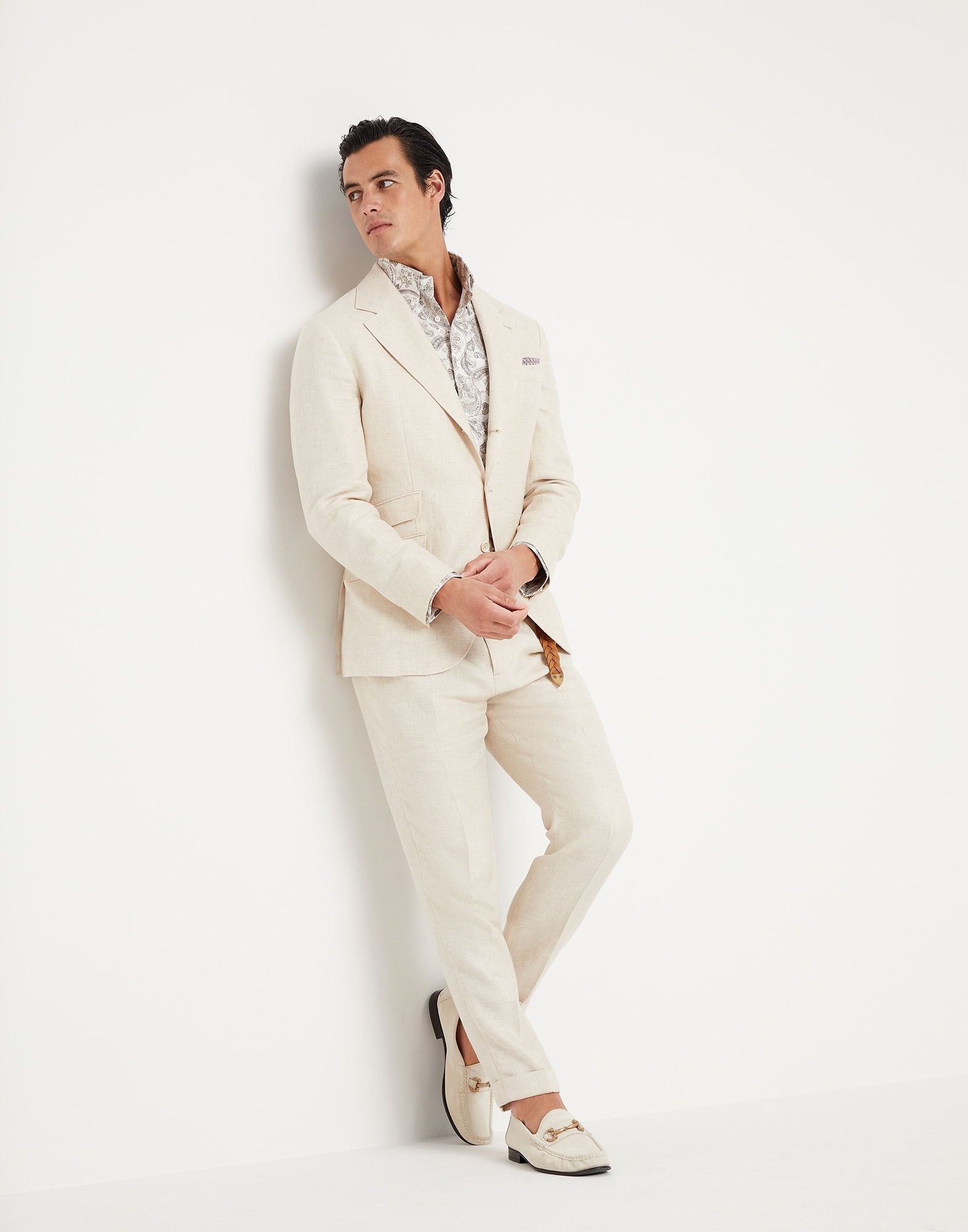 Brunello Cucinelli Suit in Light Beige Size US M / EU 48-50 / 2 - 5 Thumbnail