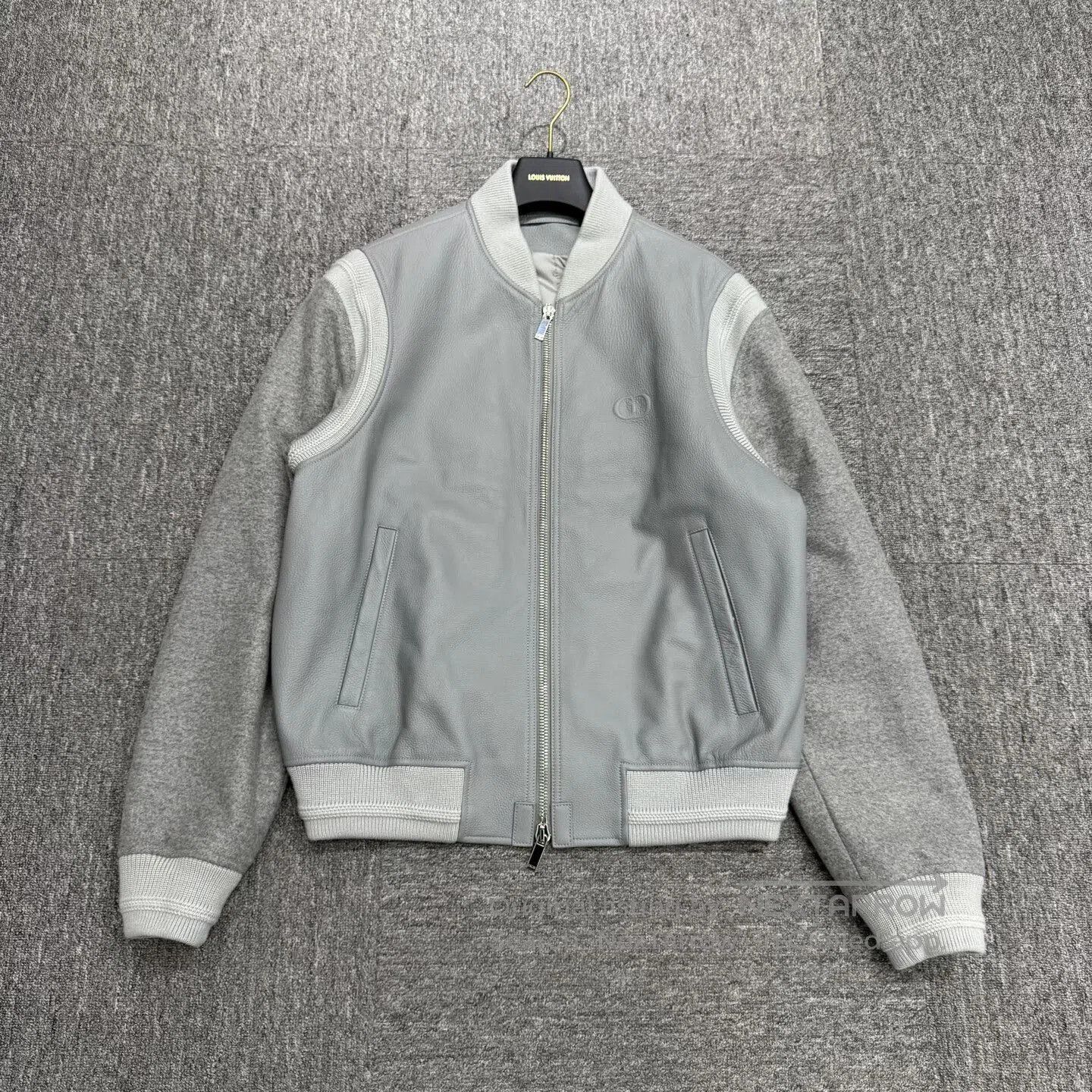Dior Dior Wool and Leather Baseball Jacket. Size US XXL / EU 58 / 5 - 1 Thumbnail