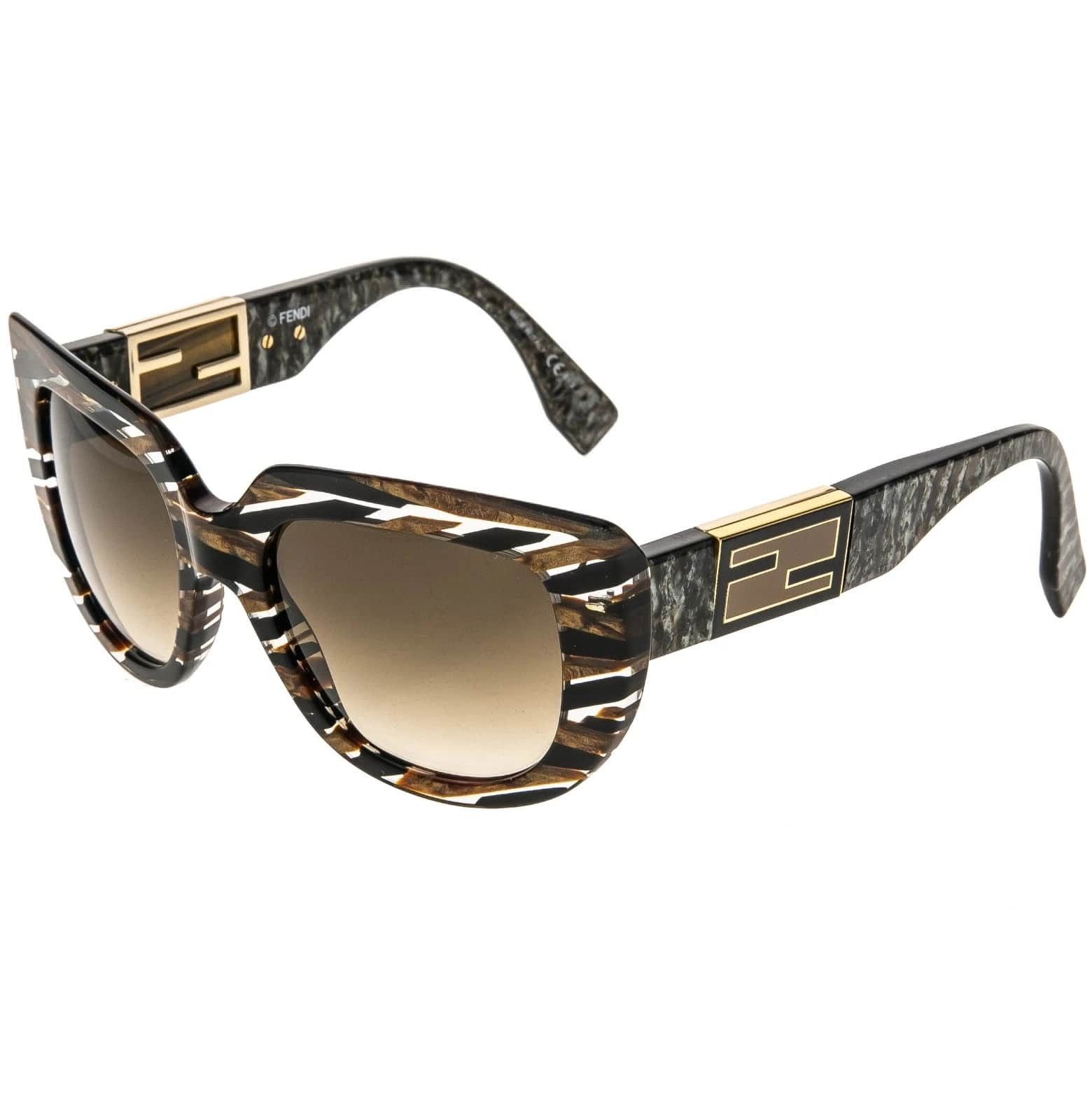 Fendi FENDI FF0031S 0031 BAGUETTE Brown Tobacco Sunglasses Flip Size ONE SIZE - 8 Thumbnail