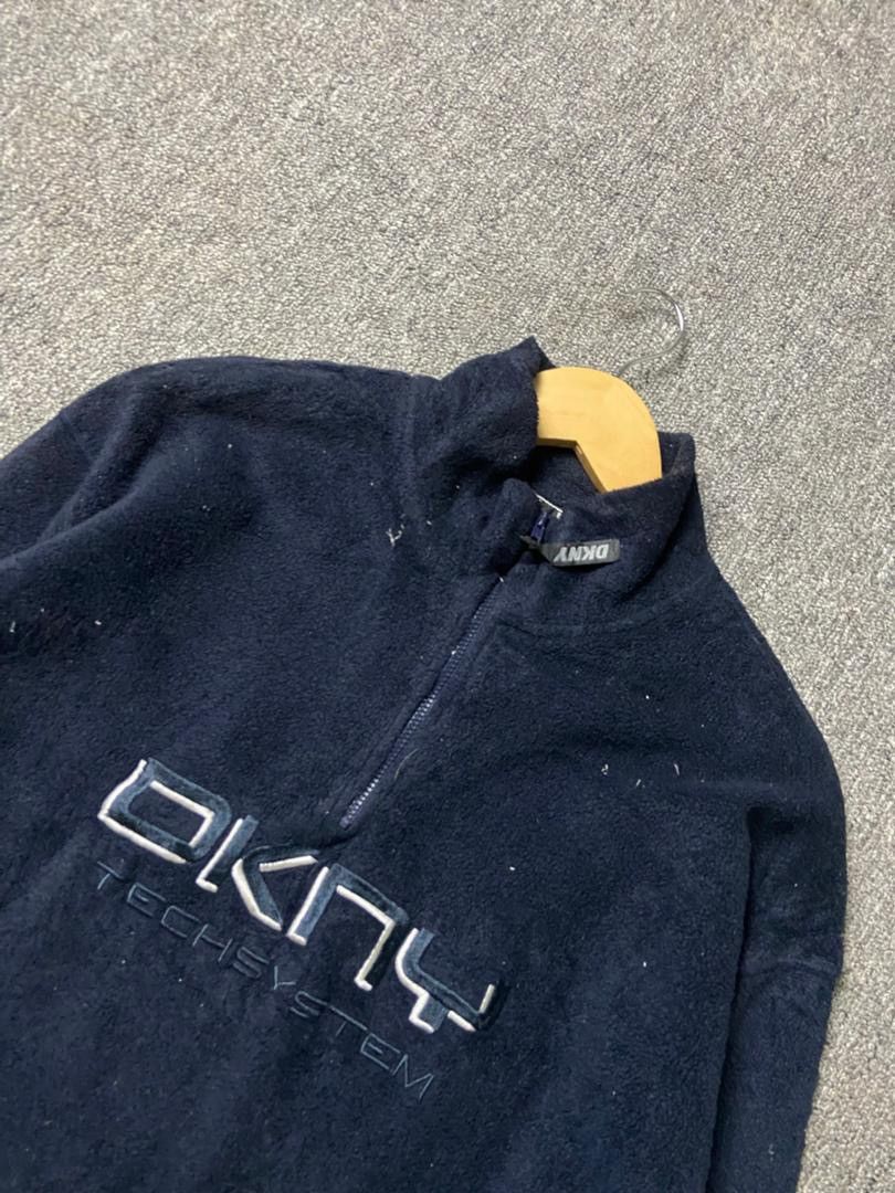 DKNY DKNY Half Zipper Fleece Pullover Jacket (185) Size US M / EU 48-50 / 2 - 6 Thumbnail