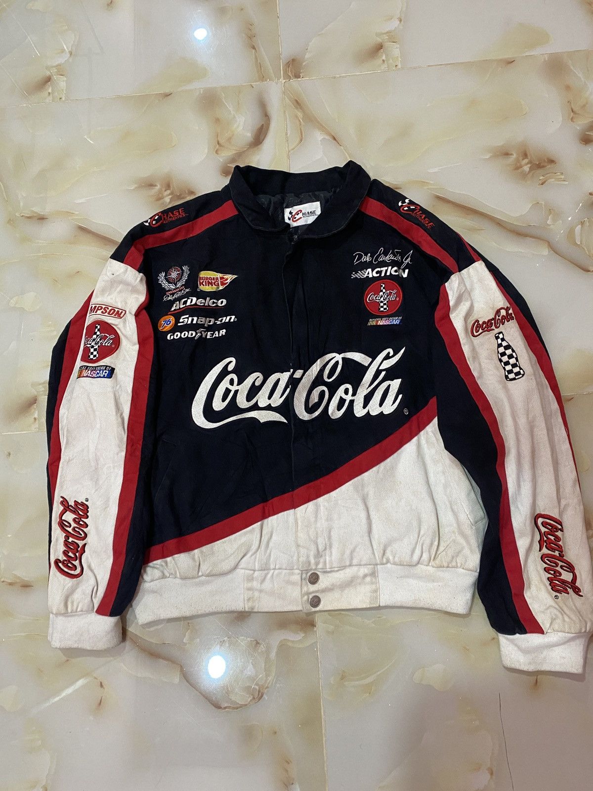 NASCAR × Vintage Vintage nascar Jacket Size US XL / EU 56 / 4 - 1 Thumbnail