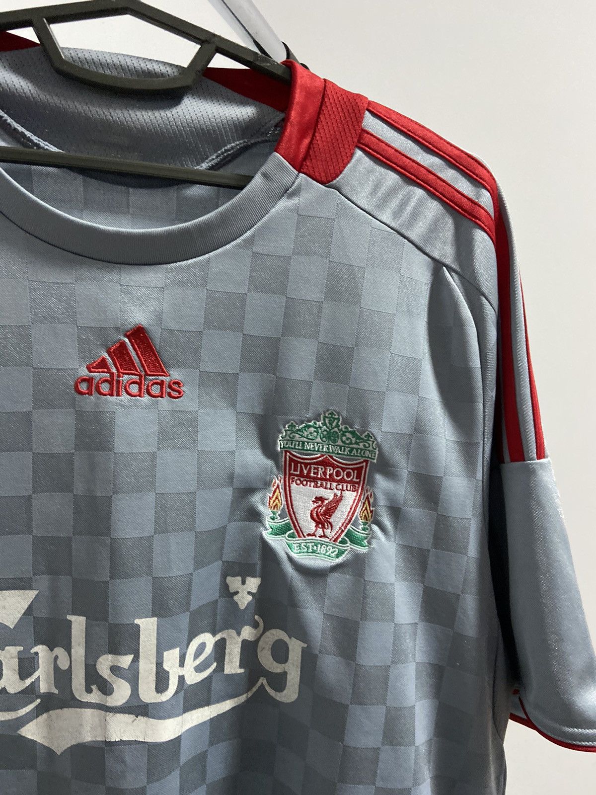 Adidas × Vintage Liverpool adidas soccer jersey vintage big logo carlsberg Size US L / EU 52-54 / 3 - 3 Thumbnail