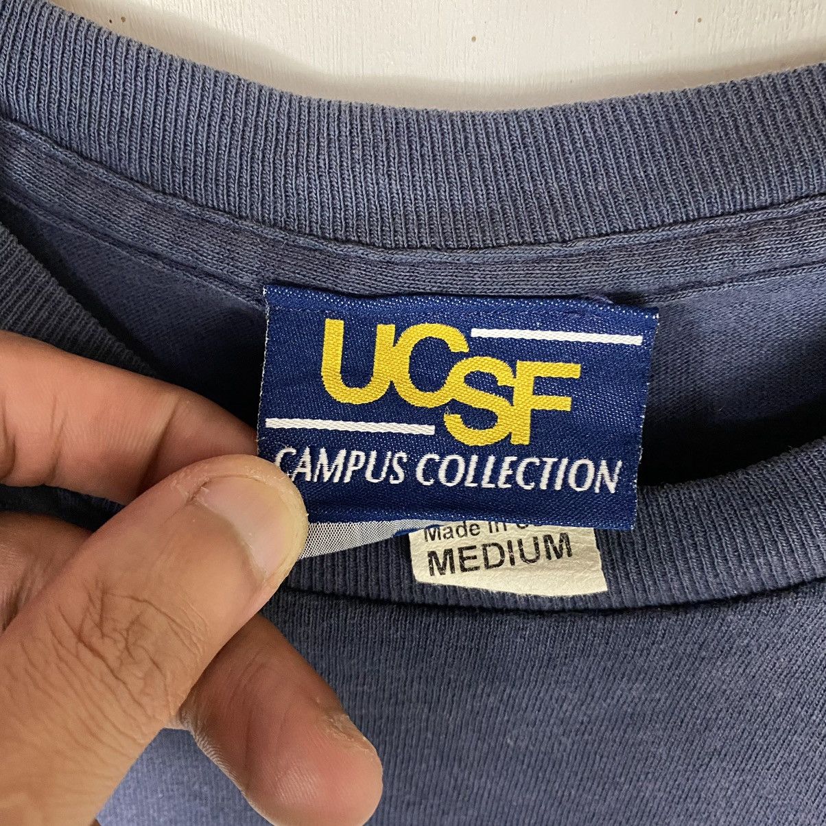 Vintage Vintage 90's UNIVERSITY OF CALIFORNIA San Francisco Logo Tee Size US M / EU 48-50 / 2 - 8 Thumbnail