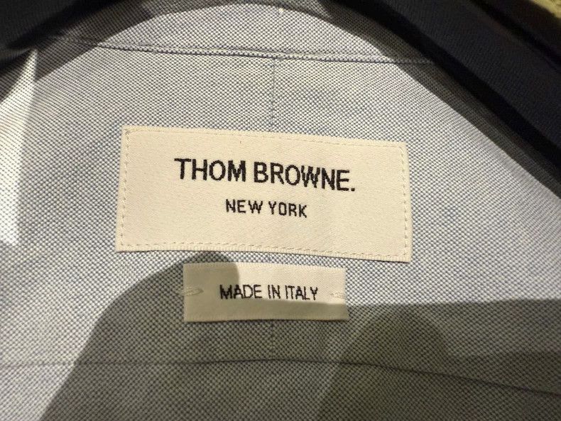 Thom Browne THOM BROWNE Classic blue placket tricolour shirt 2502-Nexta Size XS / US 0-2 / IT 36-38 - 4 Thumbnail