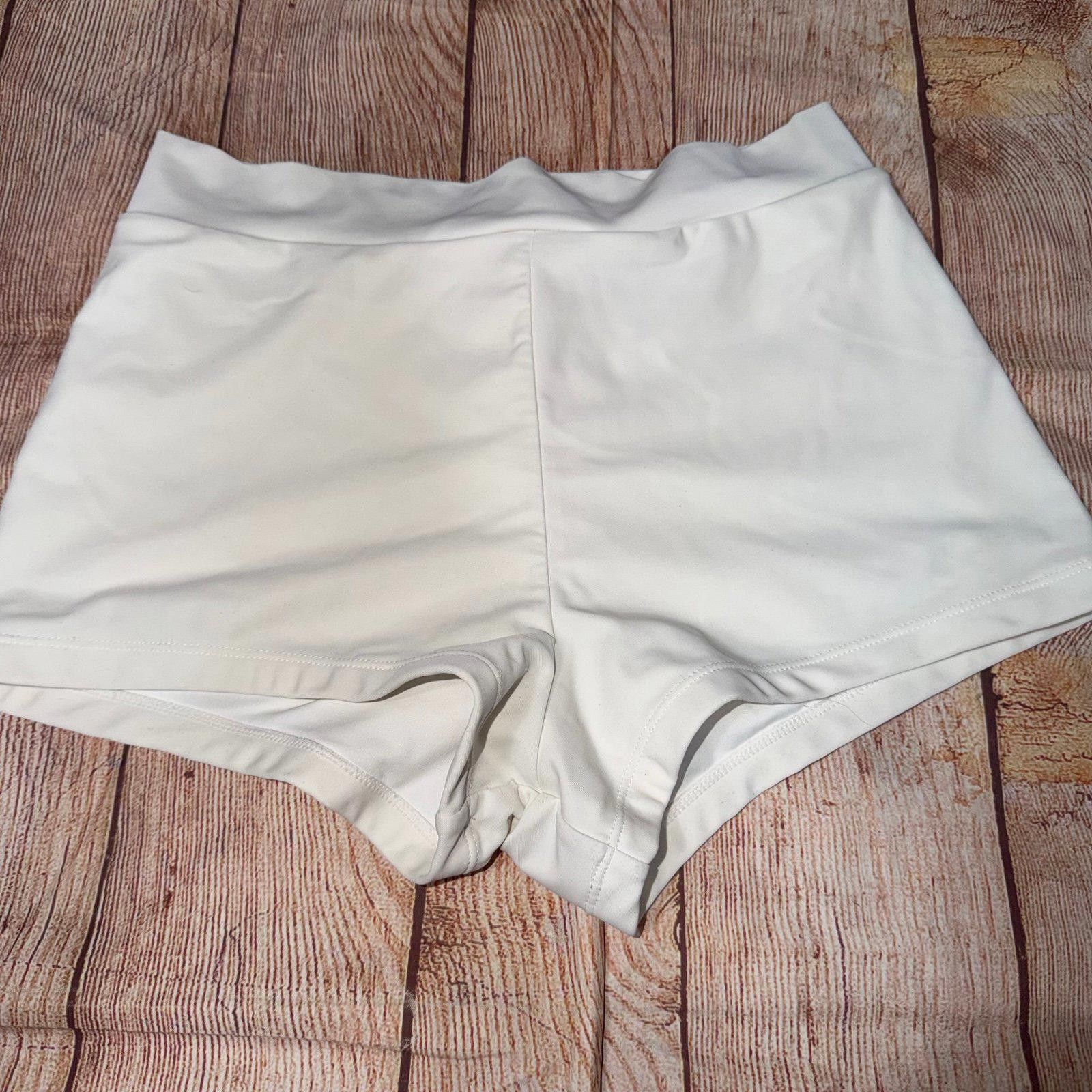Other Bellecarrie Women's White Athletic/Swim Shorts Medium Size 32" / US 10 / IT 46 - 1 Thumbnail