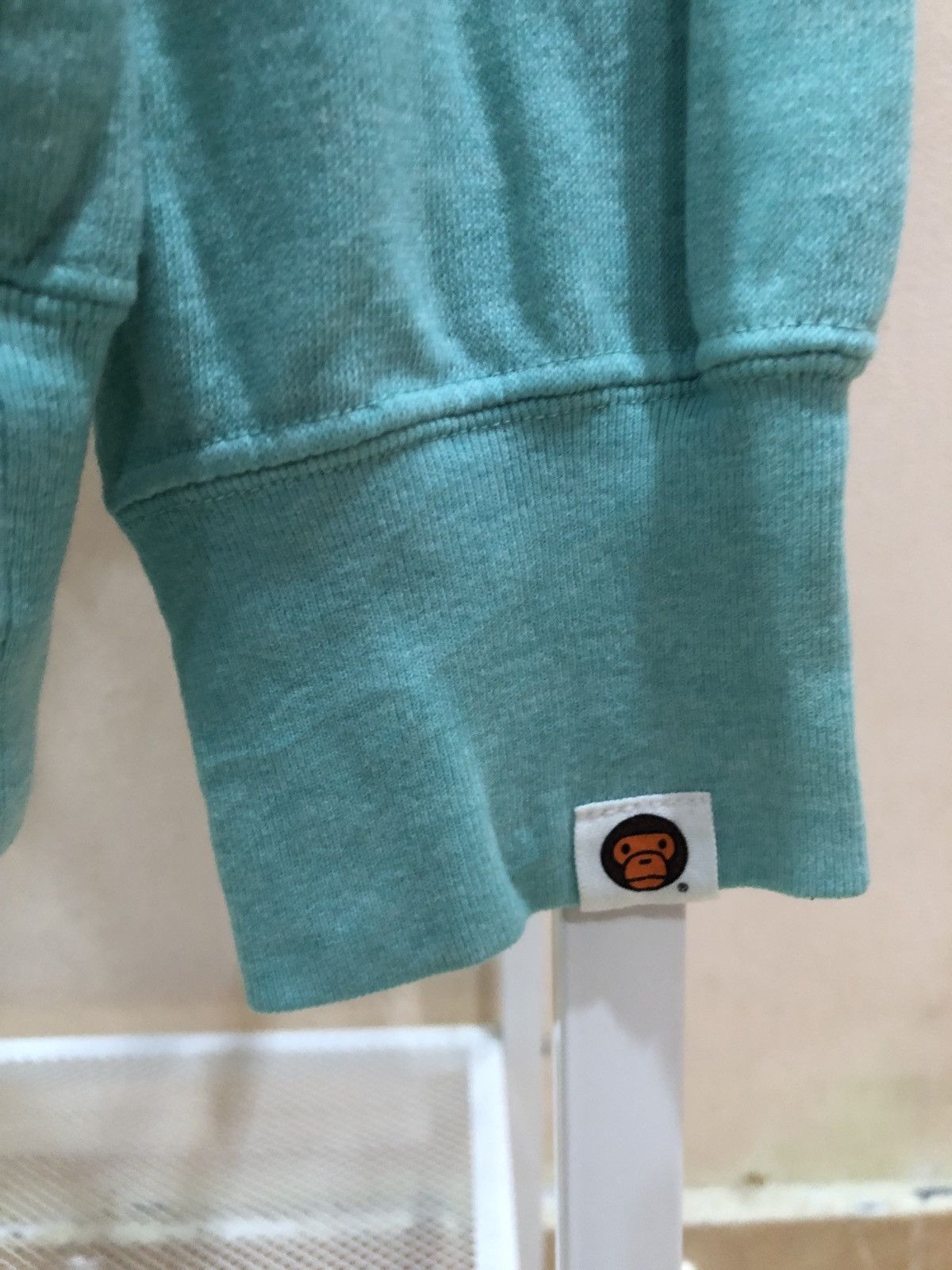 Bape OG 2006 A Bathing Ape Baby Milo Turquoise Full Zip Hoodie Size US L / EU 52-54 / 3 - 5 Thumbnail