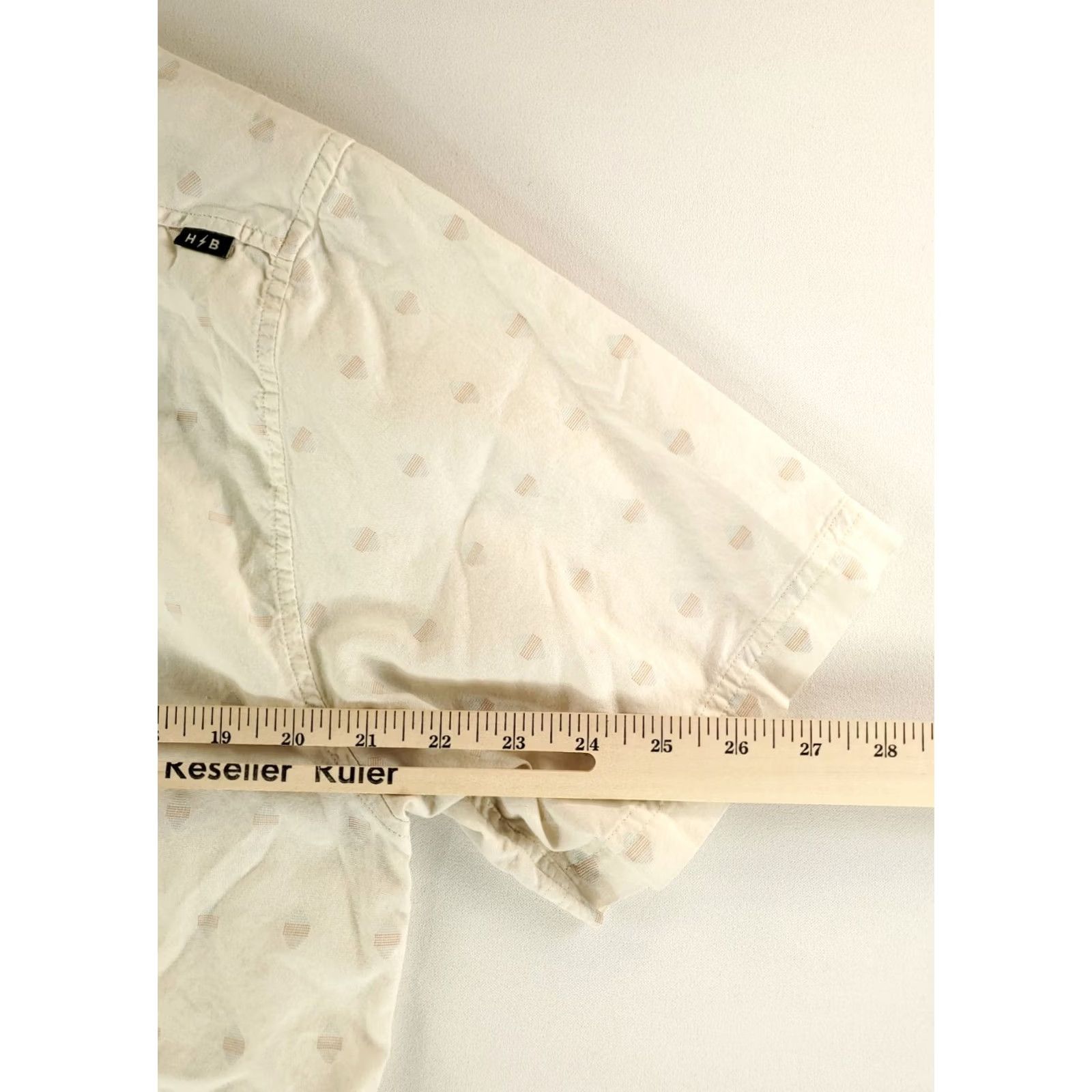Howler Brothers Howler Bros Shirt Button Up White Short Sleeve Diamond Weave Mens L Size US L / EU 52-54 / 3 - 7 Thumbnail