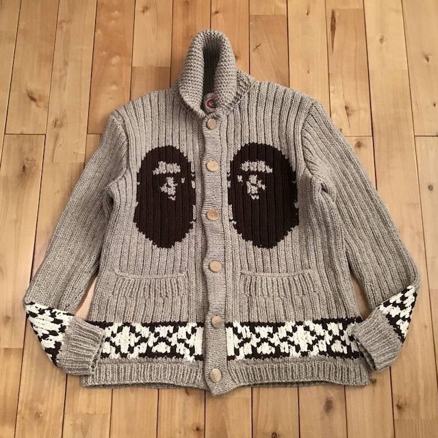 Bape × Nigo BAPE APE HEAD knit cardigan a bathing ape NIGO Size US L / EU 52-54 / 3 - 2 Thumbnail