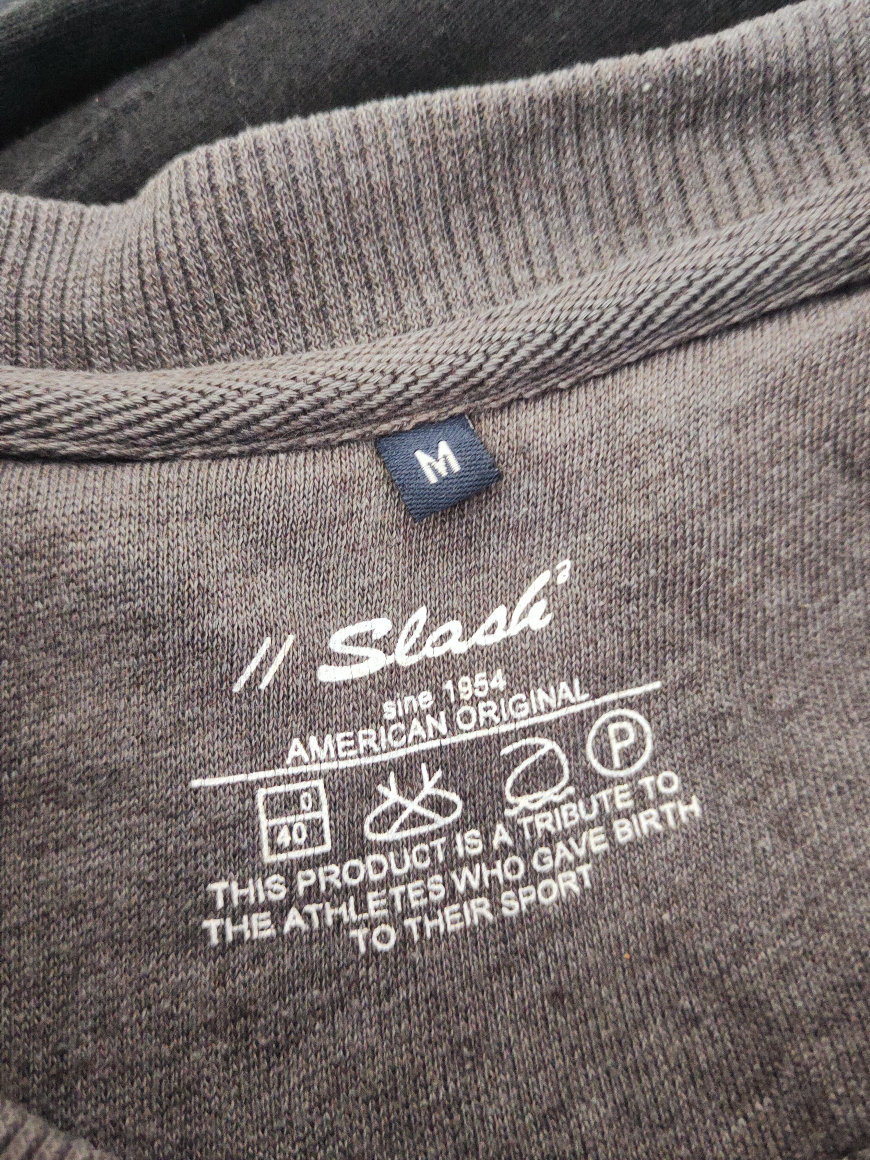 Japanese Brand × Vintage Vintage Faded Slash² Dark Gray Sweatshirts Size US M / EU 48-50 / 2 - 12 Thumbnail