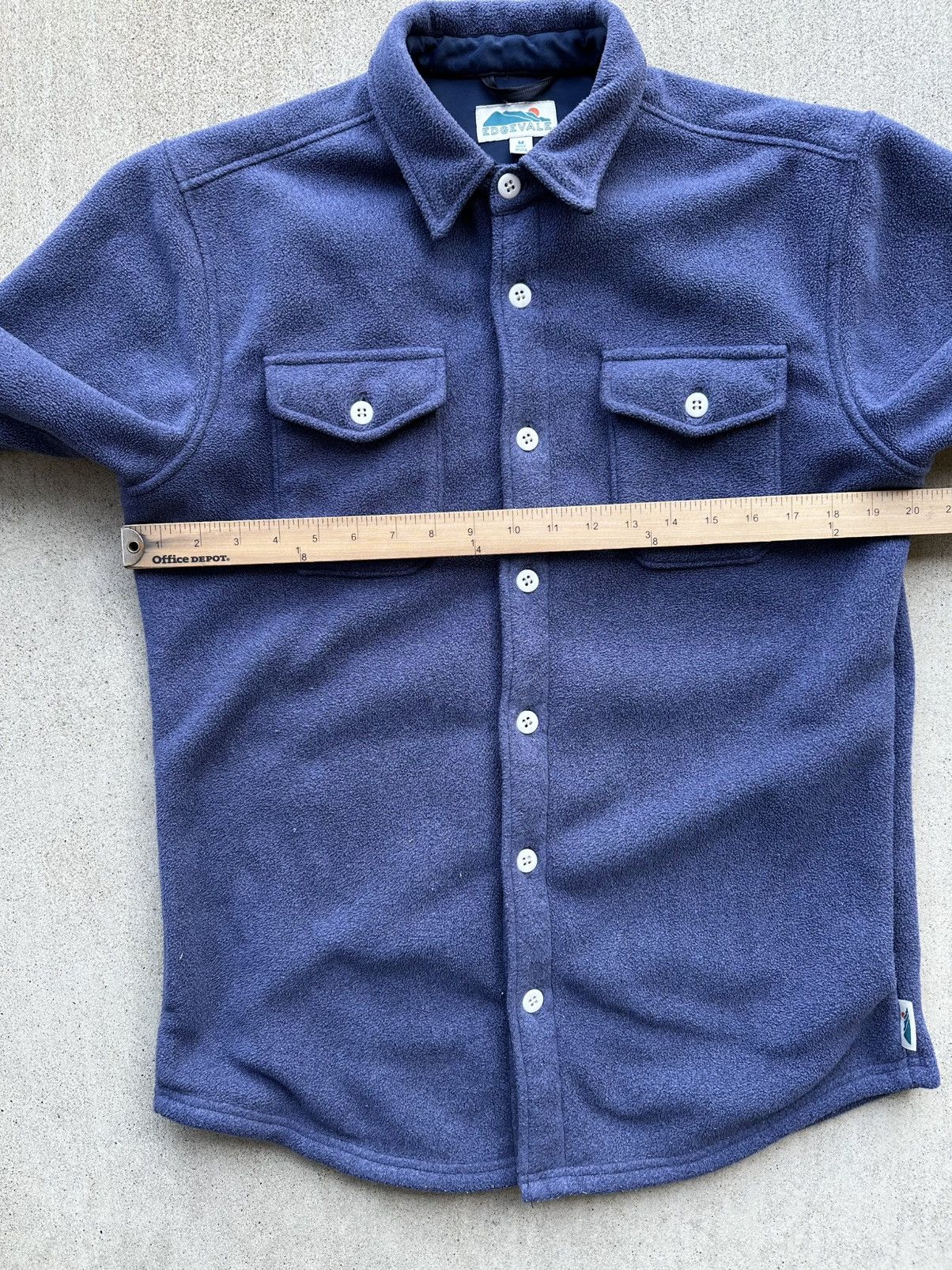 Edgevale Edgevale Fleece Jack Shirt Men Size Medium Blue Outdoor Size US M / EU 48-50 / 2 - 6 Thumbnail