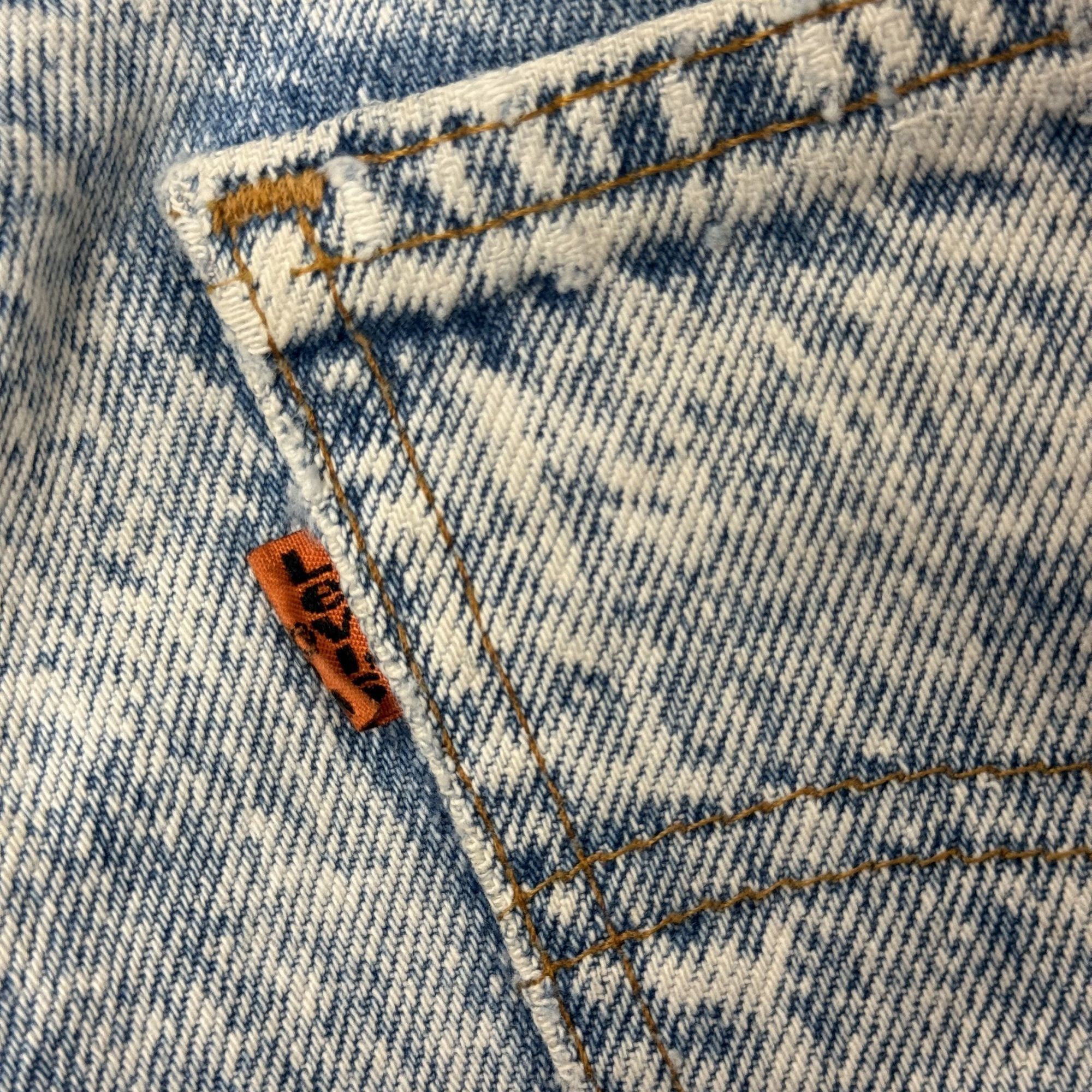 Levi's Vtg Levis ACID WASH Blue Jeans STREETWEAR Pants Size US 33 - 8 Thumbnail