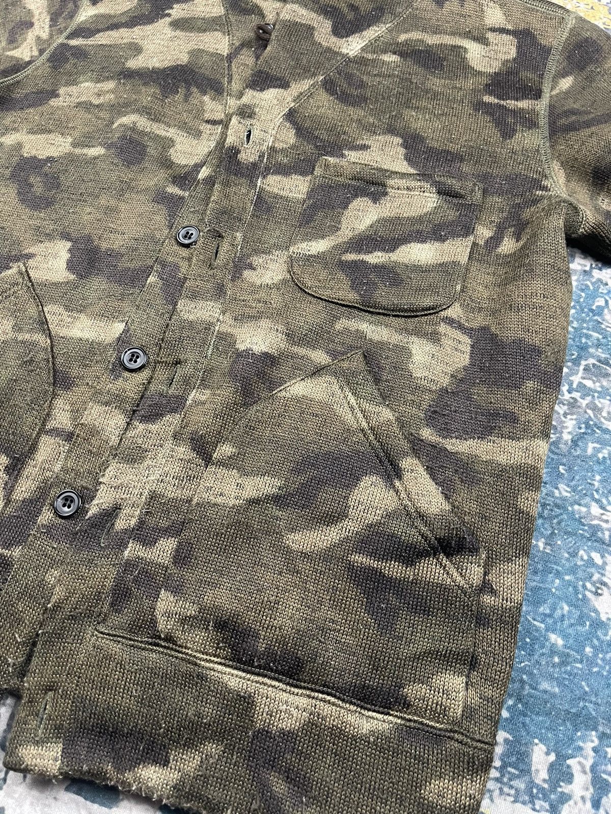 Beams Plus Beams Plus Camouflage Fleece Button Up Jackets Size US M / EU 48-50 / 2 - 7 Thumbnail