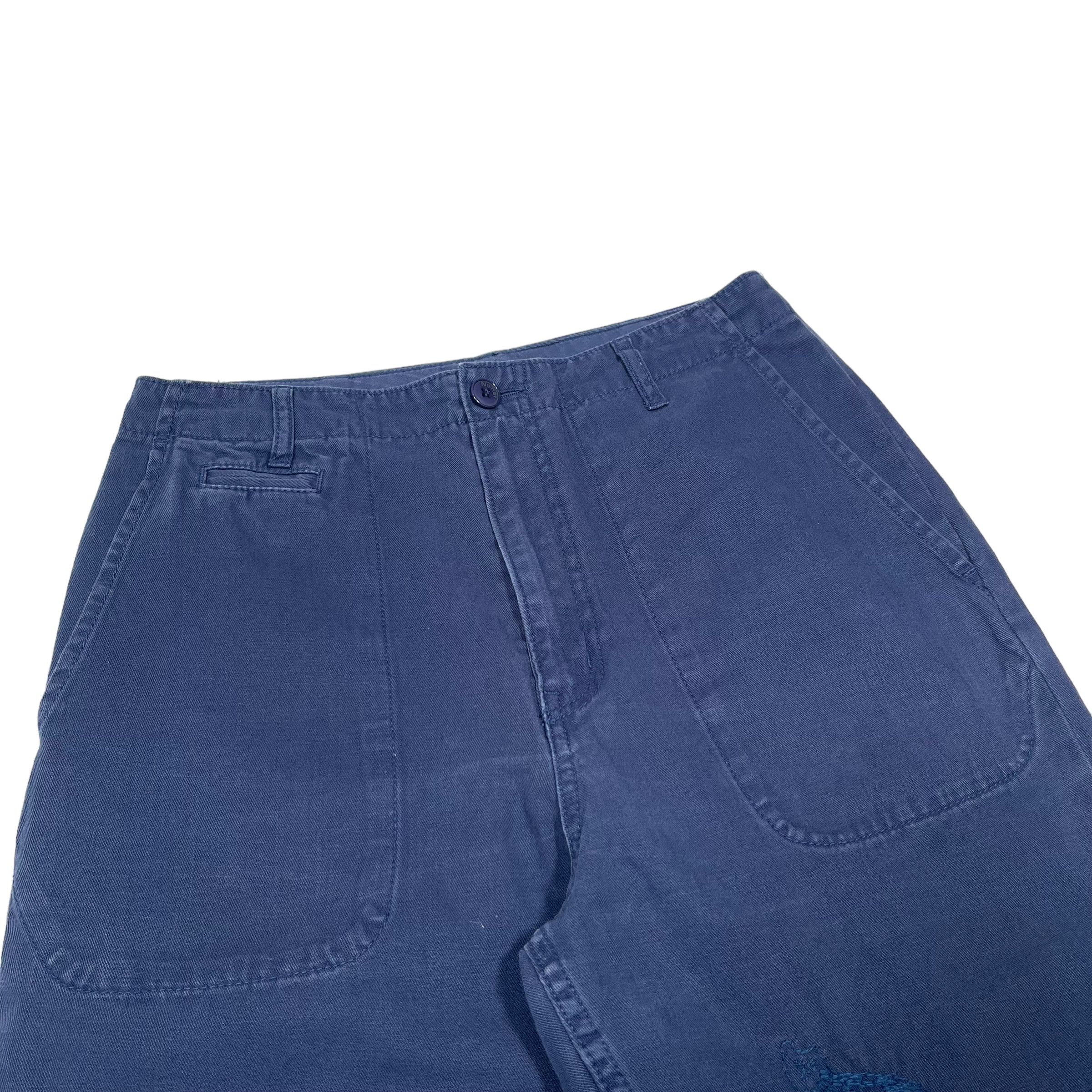 Issey Miyake × Ne-Net Ne Net Issey Miyake Sashiko Indigo Pants Size US 28 / EU 44 - 3 Thumbnail