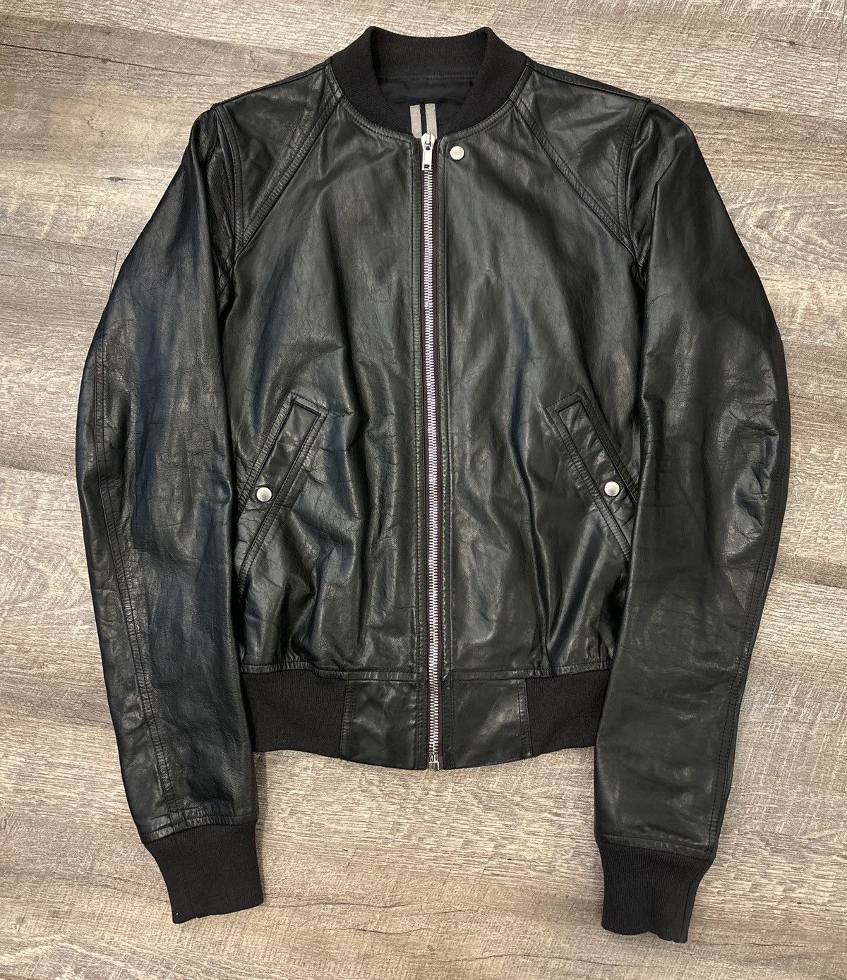 Rick Owens Rick Owens Leather Bomber Jacket Performa FW20