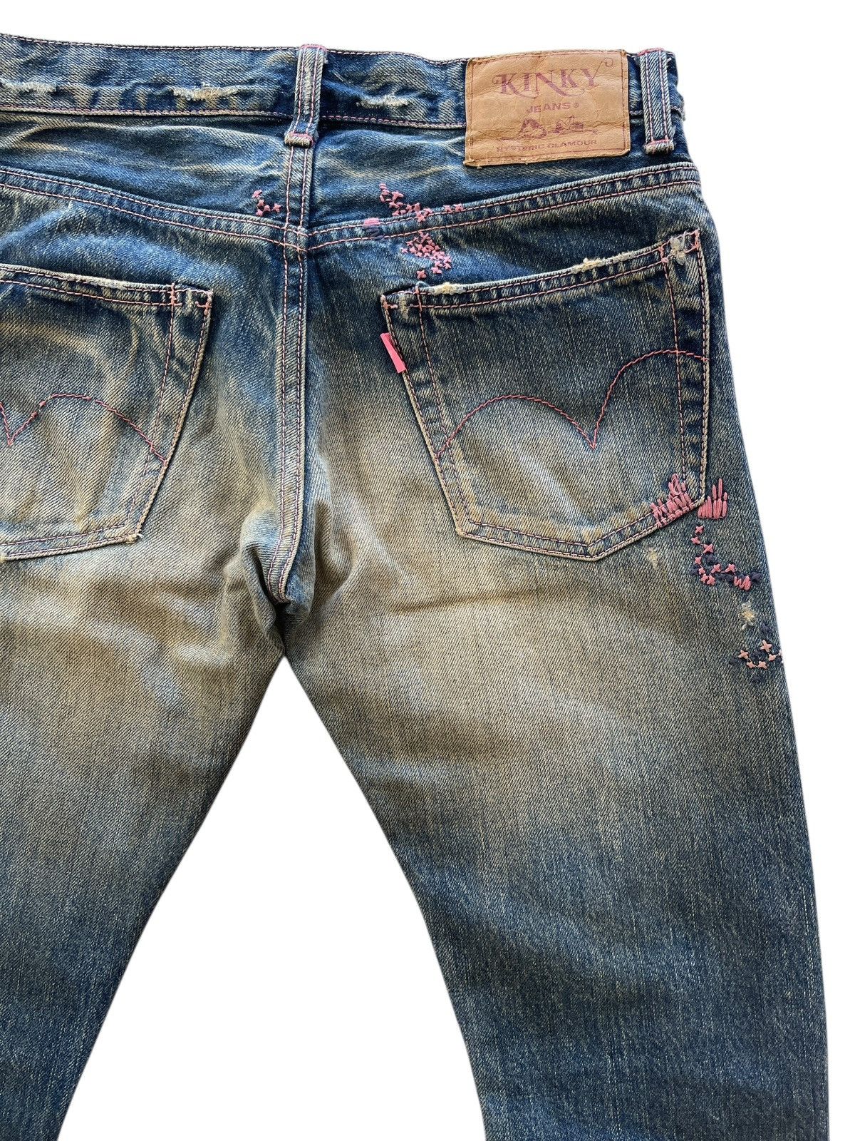 Hysteric Glamour Hysteric Glamour Distressed Rusty Flare Selvedge Denim Size 28" / US 6 / IT 42 - 13 Thumbnail