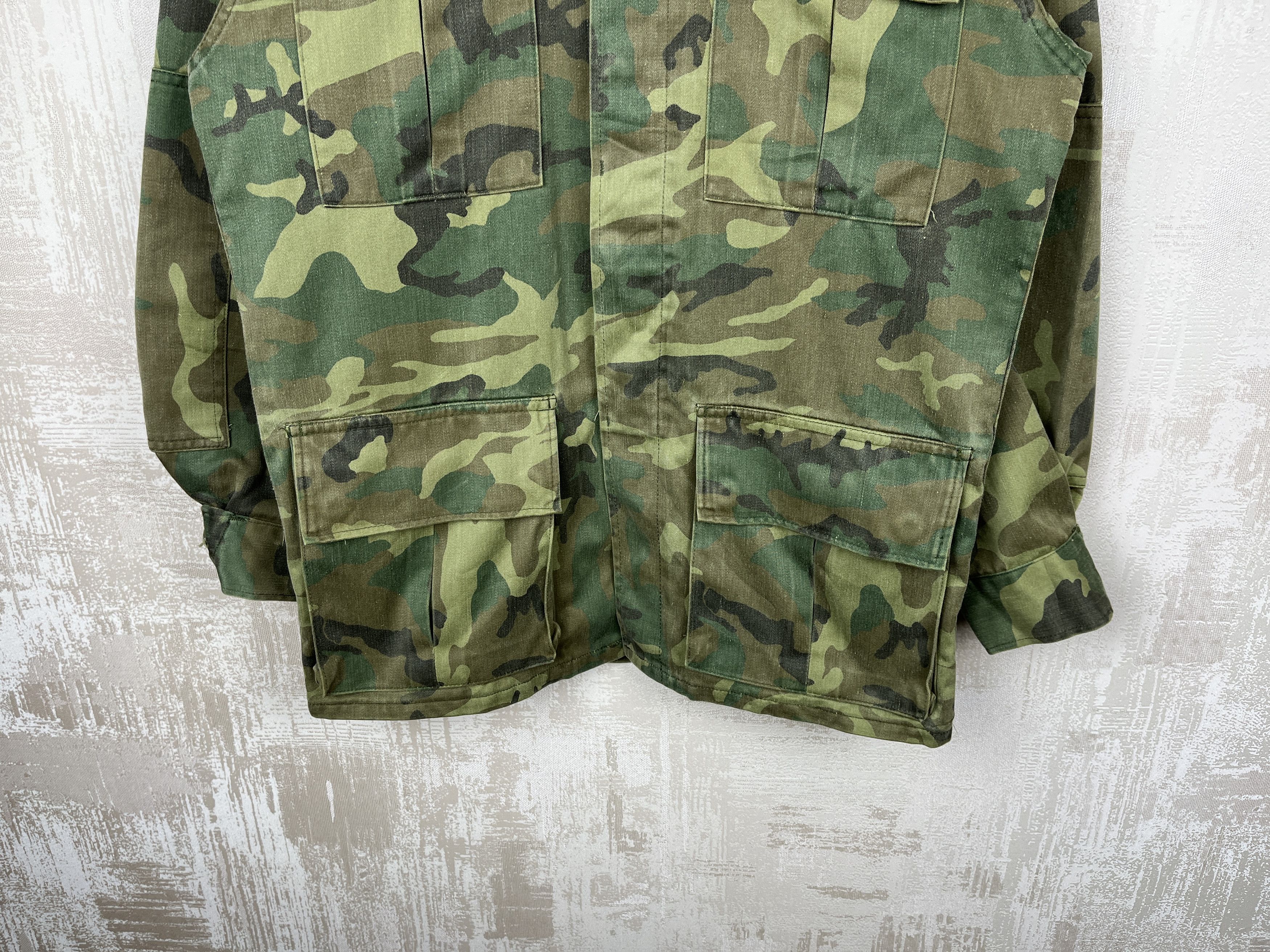 Vintage 80's Vintage Spanish Army Armada Espanola Woodland Jacket Size US S / EU 44-46 / 1 - 5 Thumbnail