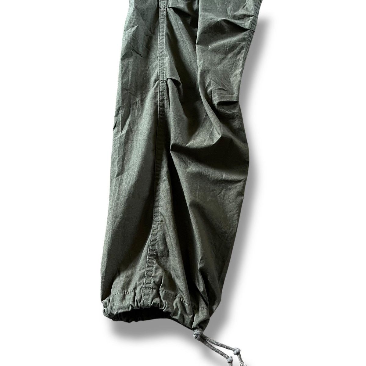 Japanese Brand × Johnbull × Vintage VINTAGE JOHNBULL DROP CROTCH ARMY GREEN CROPPED PANT Size US 35 - 4 Thumbnail