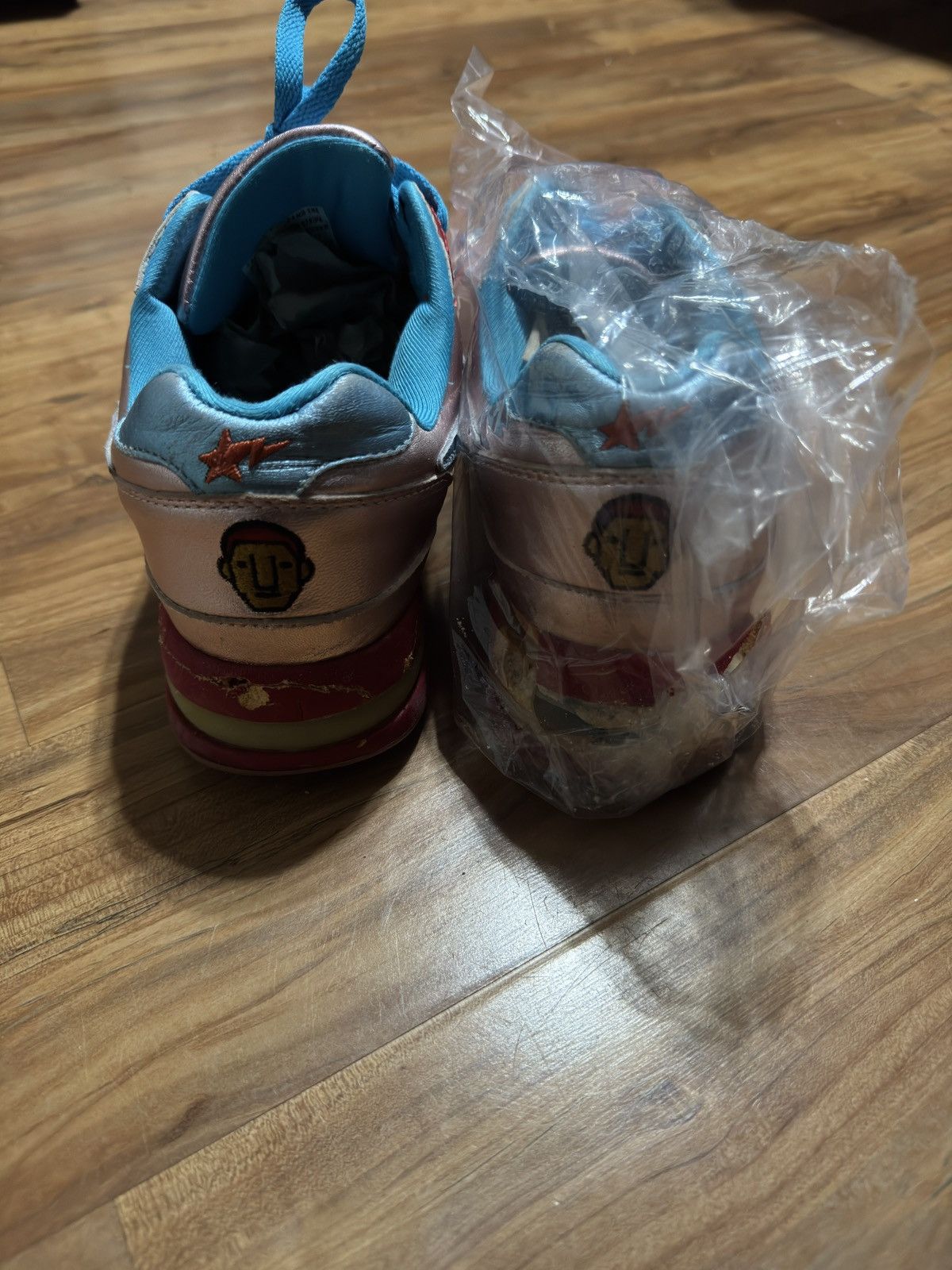 Bape × Pharrell Vintage 2006 Bape X Pharrell Roadsta Bapesta sneakers Size US 9 / EU 42 - 7 Thumbnail