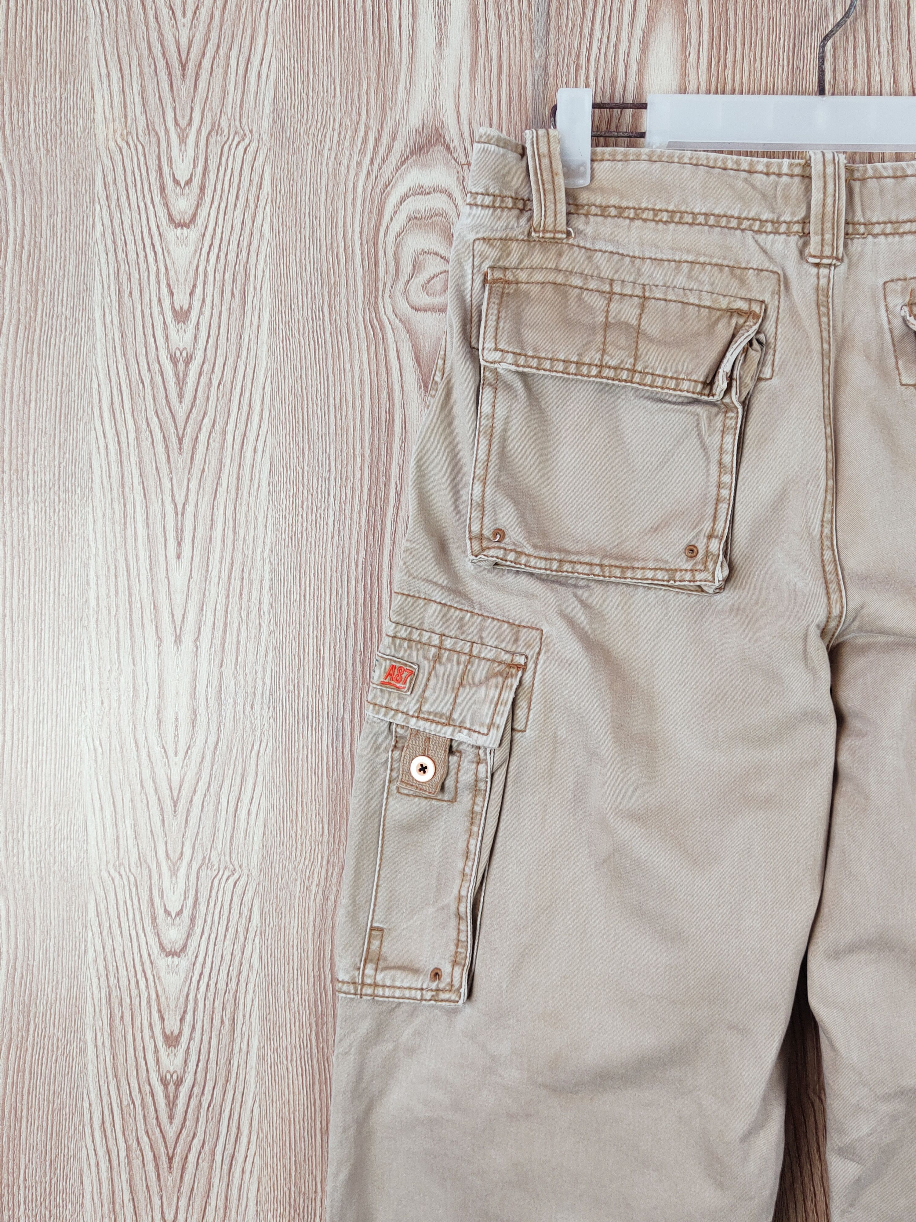 Aeropostale Aeropostale Beige Multipocket Tactical Cargo Pants #W899 Size US 31 - 9 Thumbnail