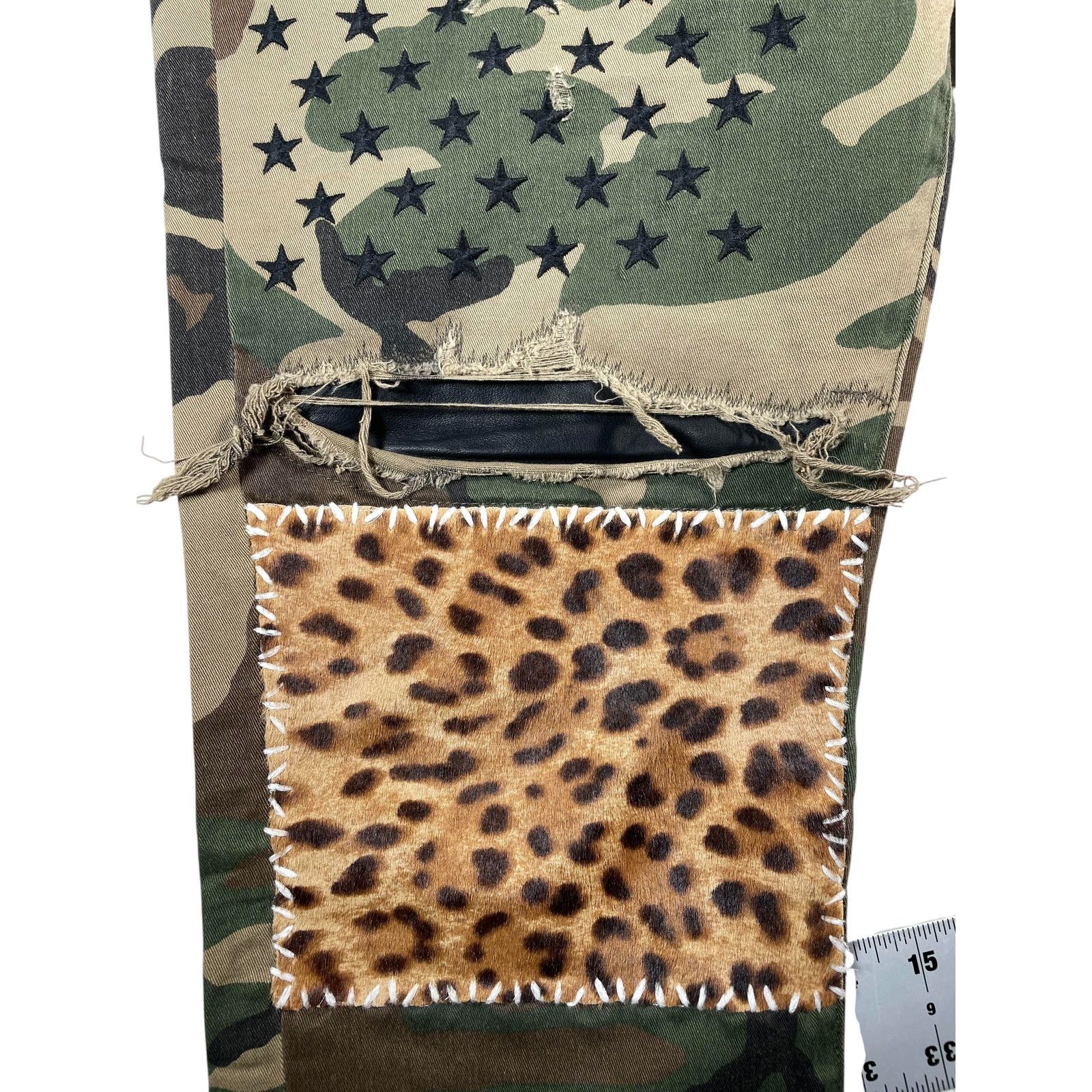 Amiri Amiri Patchwork Camo Multi Jeans Size US 34 / EU 50 - 3 Thumbnail