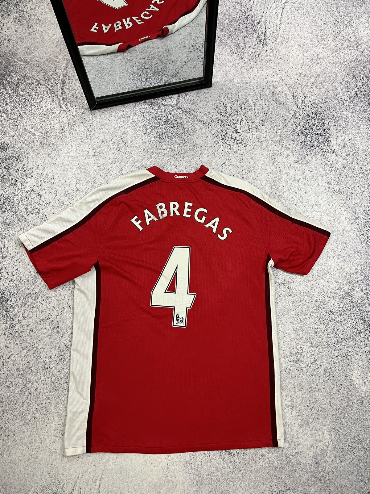 Nike × Vintage Nike Arsenal 2008/09 #4 Cecs Fabregas Soccer Jersey Football Size US L / EU 52-54 / 3 - 13 Thumbnail